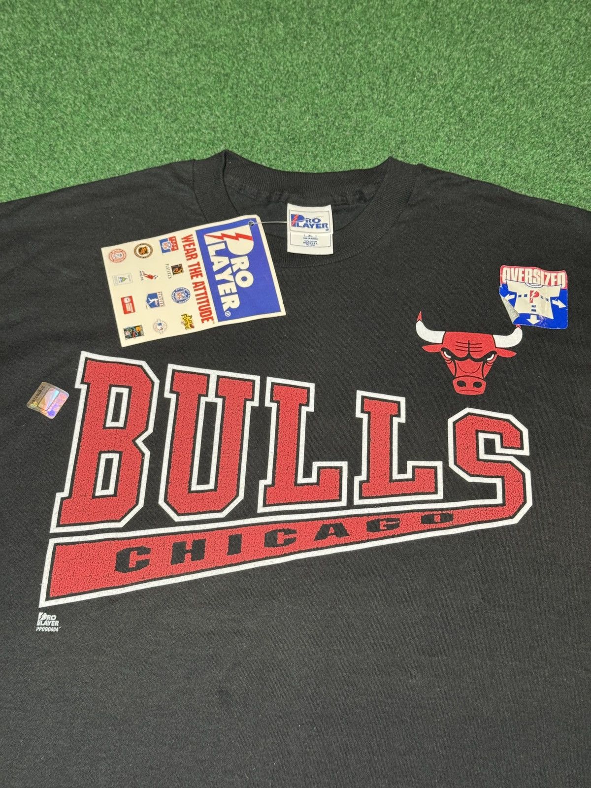 Pro Player Chicago Bulls 90s Pro Player NBA XL Baggy 24x33 T Shirt Size US XL / EU 56 / 4 - 2 Thumbnail