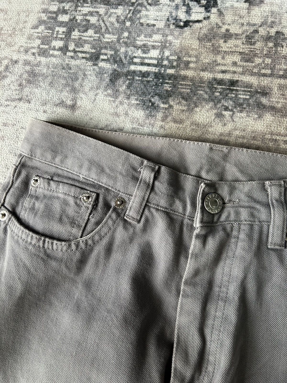 Helmut Lang Helmut Lang Raw Silk Denim Size US 27 - 8 Thumbnail