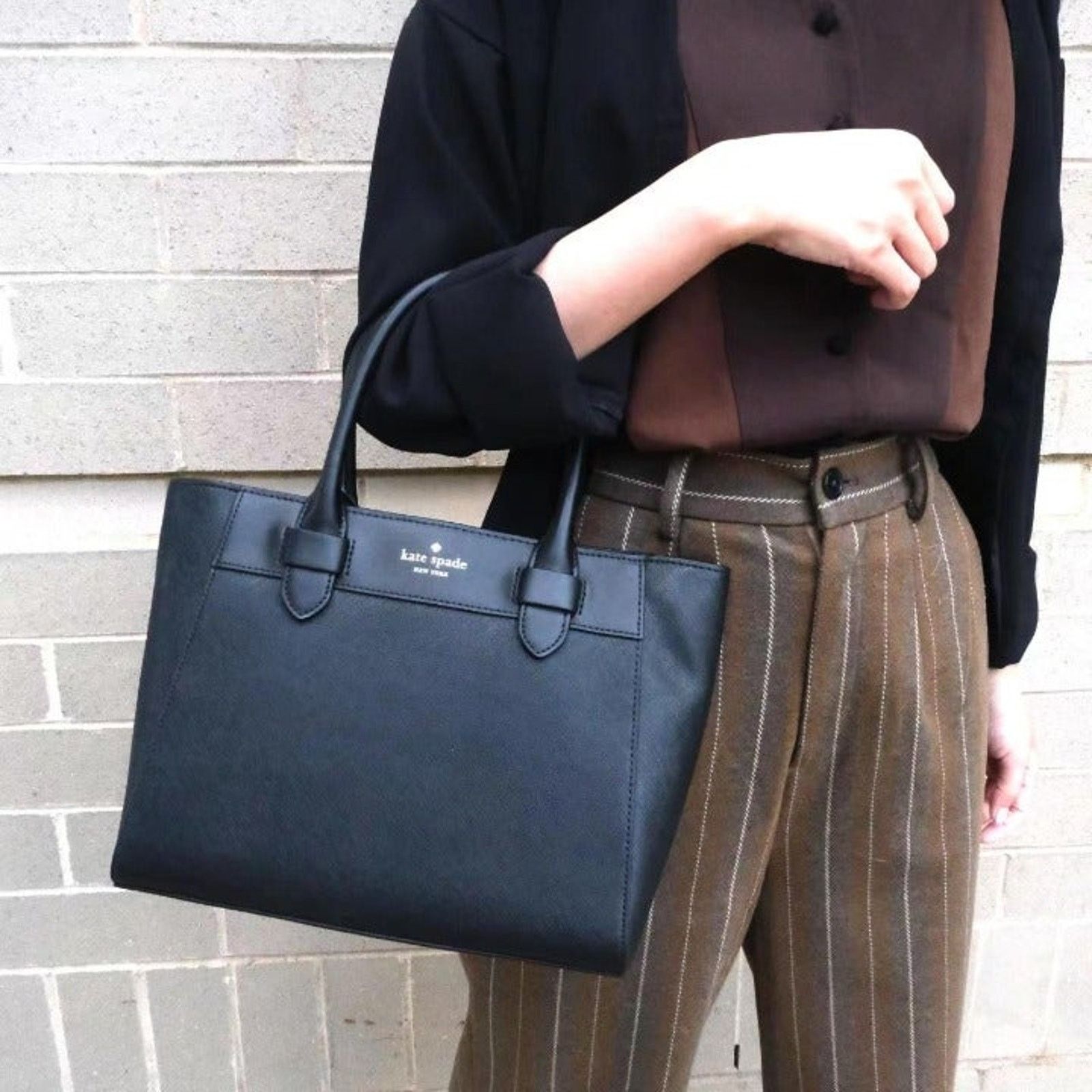 Kate Spade Kate Spade WKR00242 Melanie Satchel In Black Size ONE SIZE - 1 Thumbnail