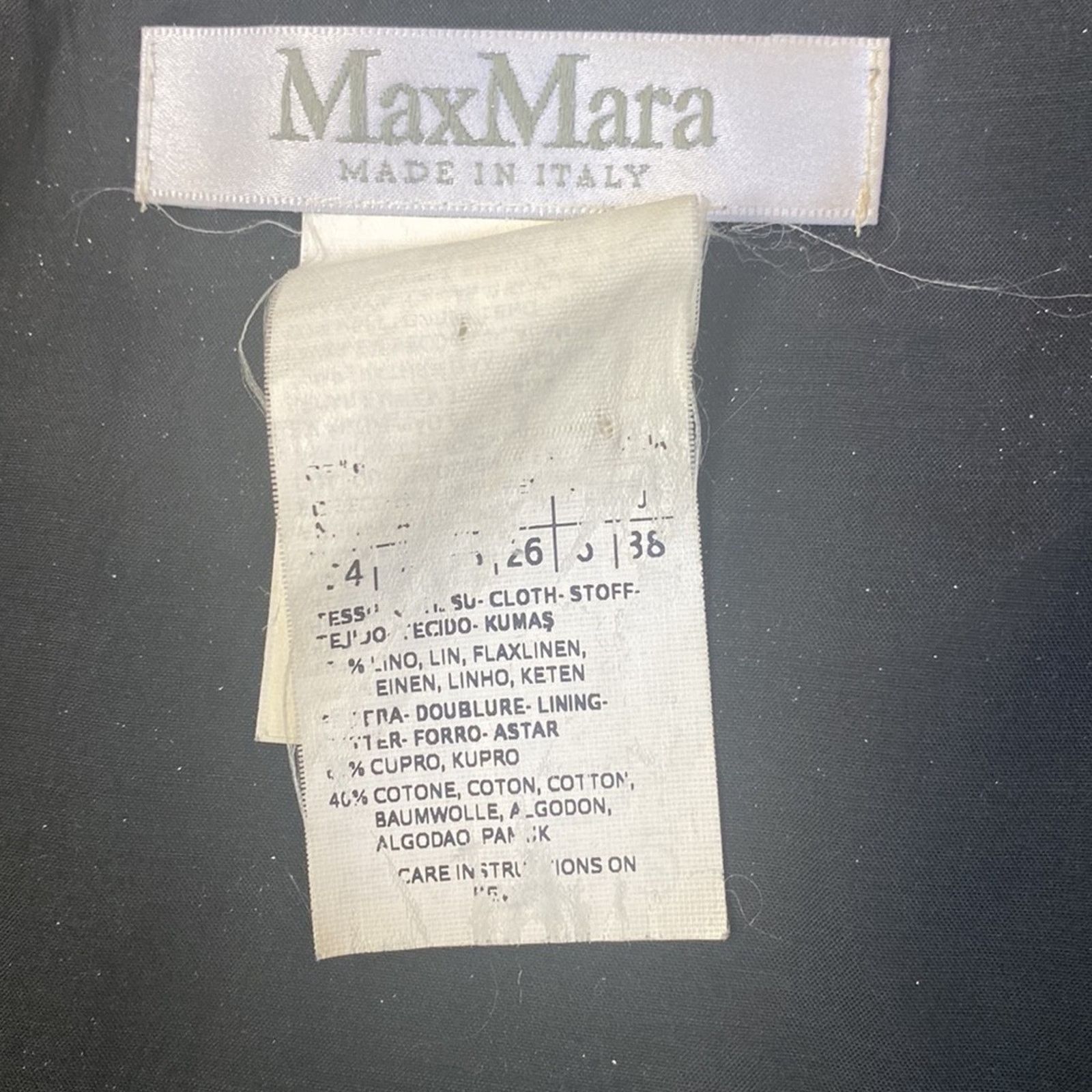 Max Mara Max Mara Cotton Linen Blend Sheath Dress Size S / US 4 / IT 40 - 5 Thumbnail