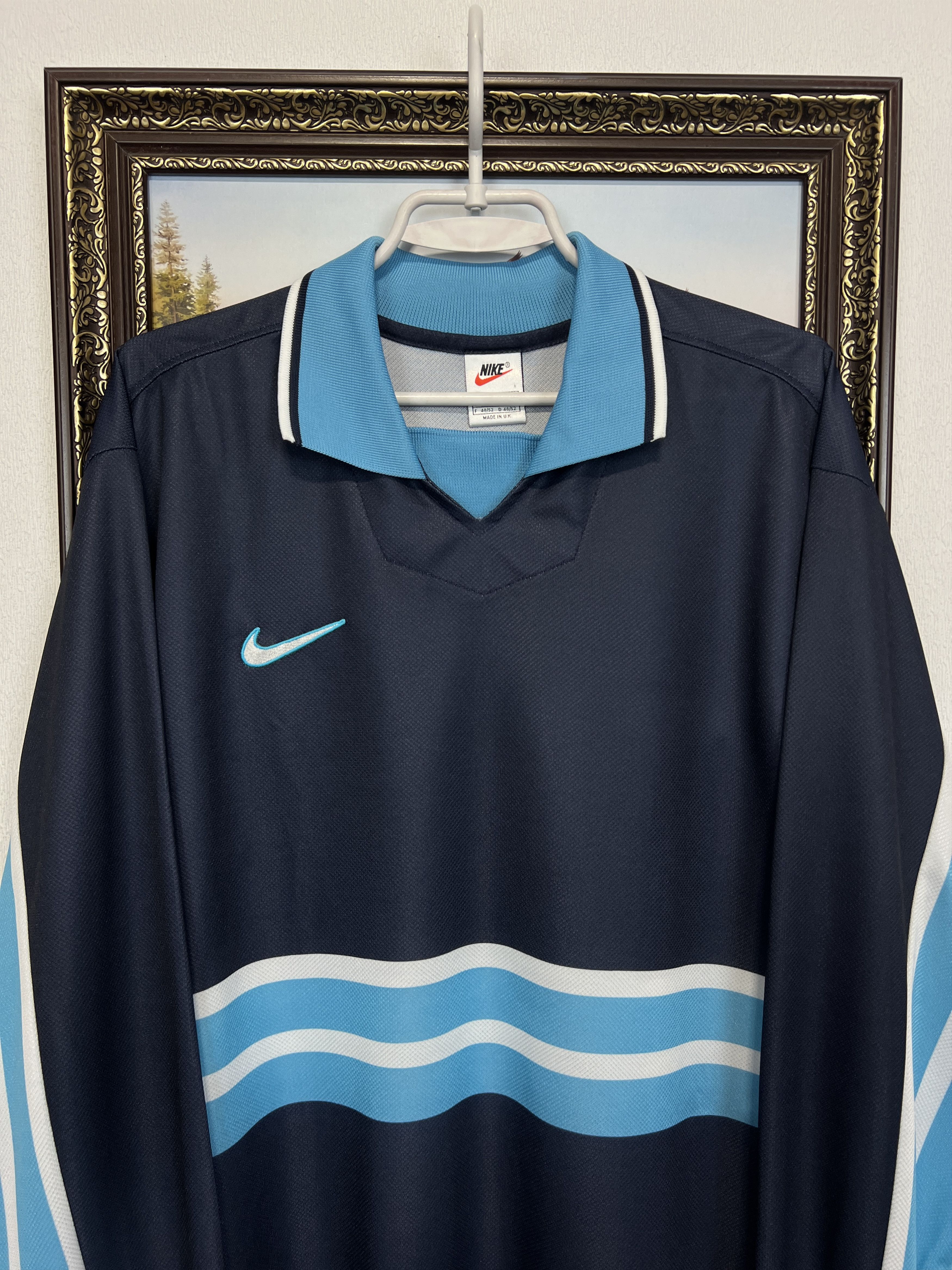 Nike 1860 Munich football shirt Soccer Long Sleeve Jersey Trikot Size US M / EU 48-50 / 2 - 2 Thumbnail