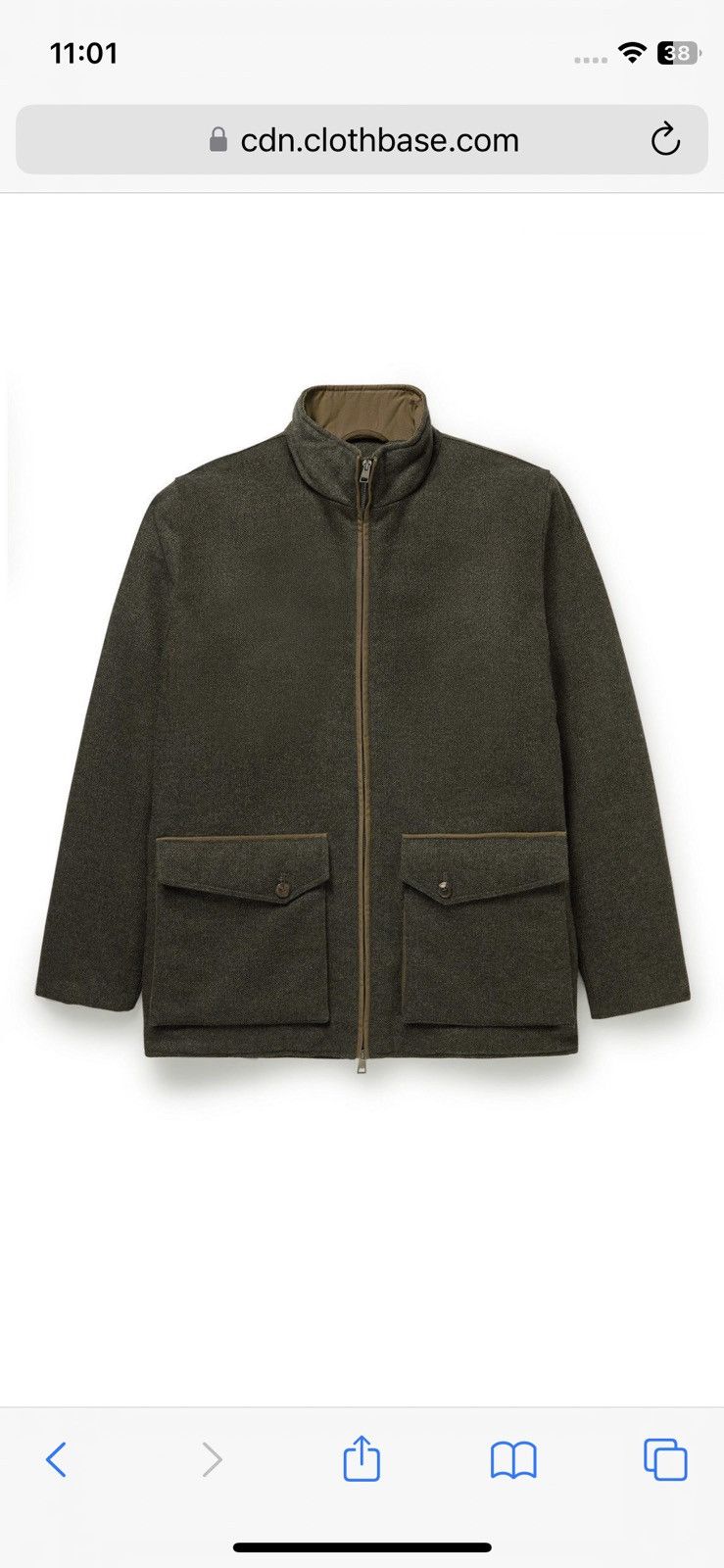 image of Purdey Beesley Jacket in Grey, Men's (Size Small)