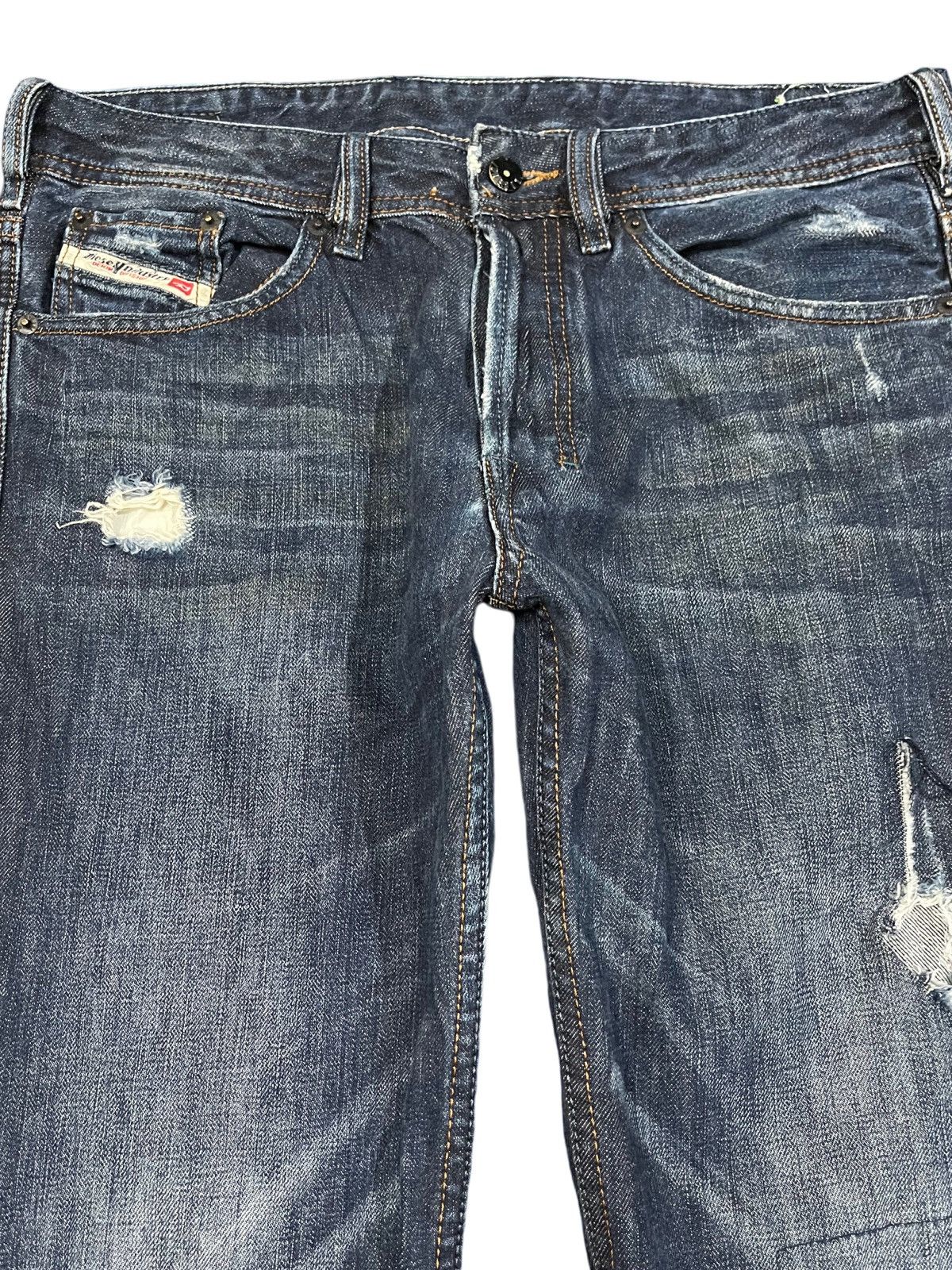 Diesel Vintage Diesel Distressed Denim Size US 33 - 2 Thumbnail
