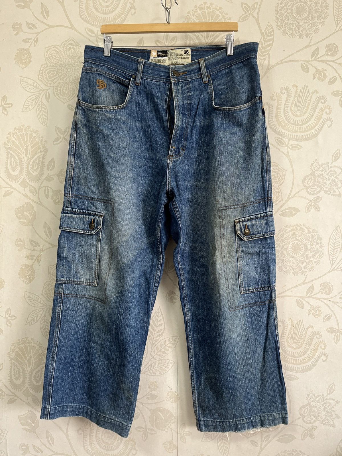 Vintage Baggy Jeans State Property Skaters Denim Size US 36 / EU 52 - 3 Thumbnail