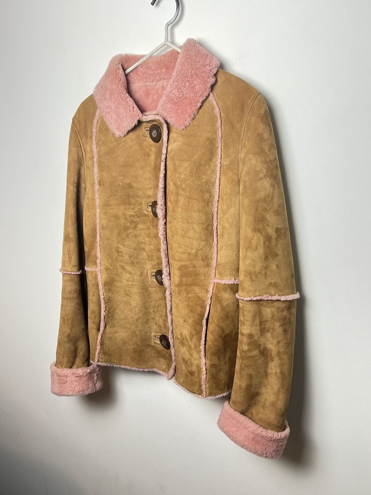 Dolce & Gabbana dolce & gabbana y2k archive faux shearling real suede jacket Size US M / EU 48-50 / 2 - 4 Thumbnail