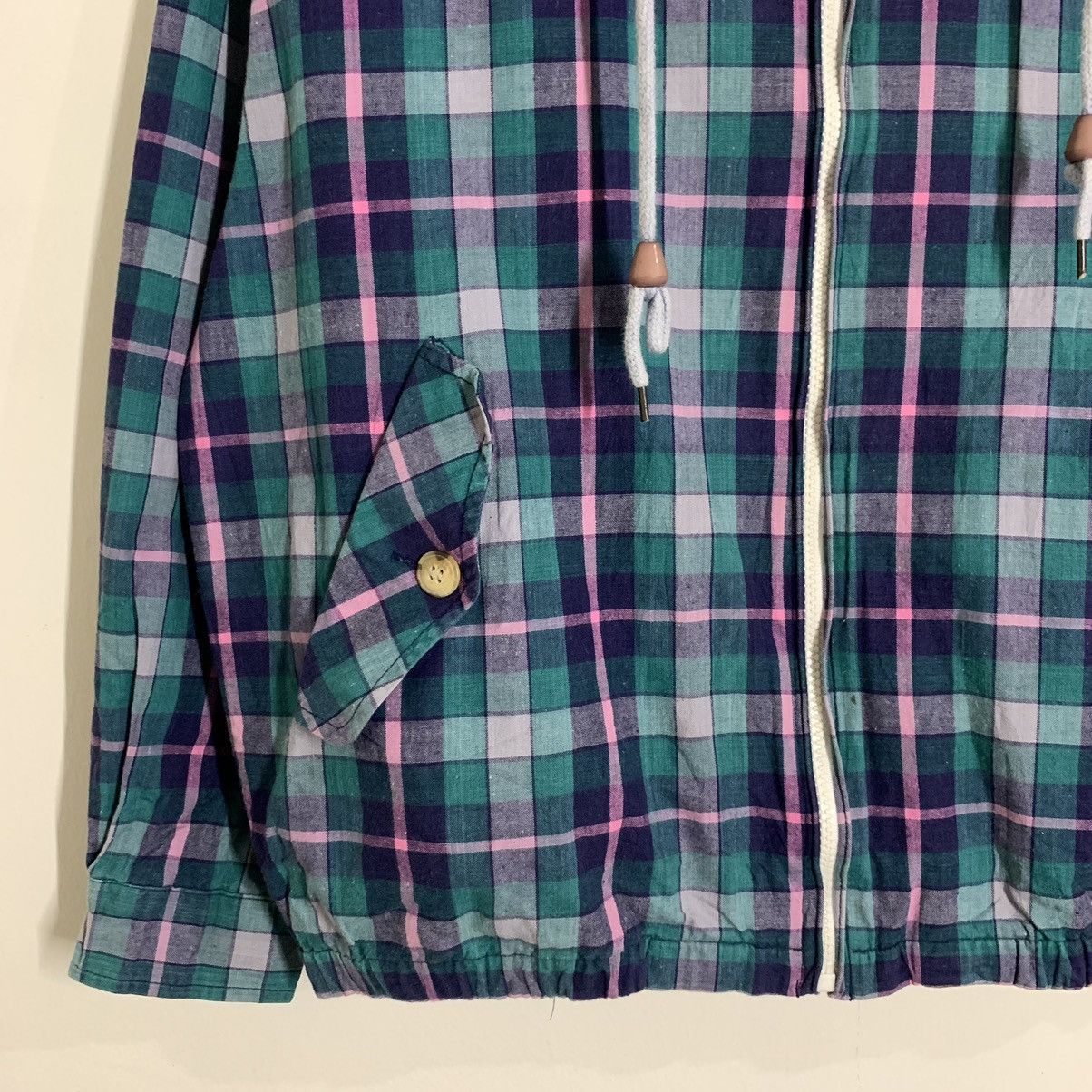 Japanese Brand × Vintage Vintage Alliance Checkered Hoodie Jacket Size US M / EU 48-50 / 2 - 6 Thumbnail