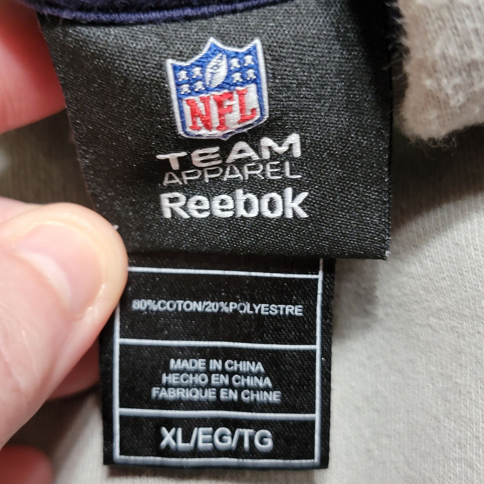 Reebok Reebok NFL Team Apparel Dallas Cowboys LS Hoodie - Size XL Size US XL / EU 56 / 4 - 5 Thumbnail