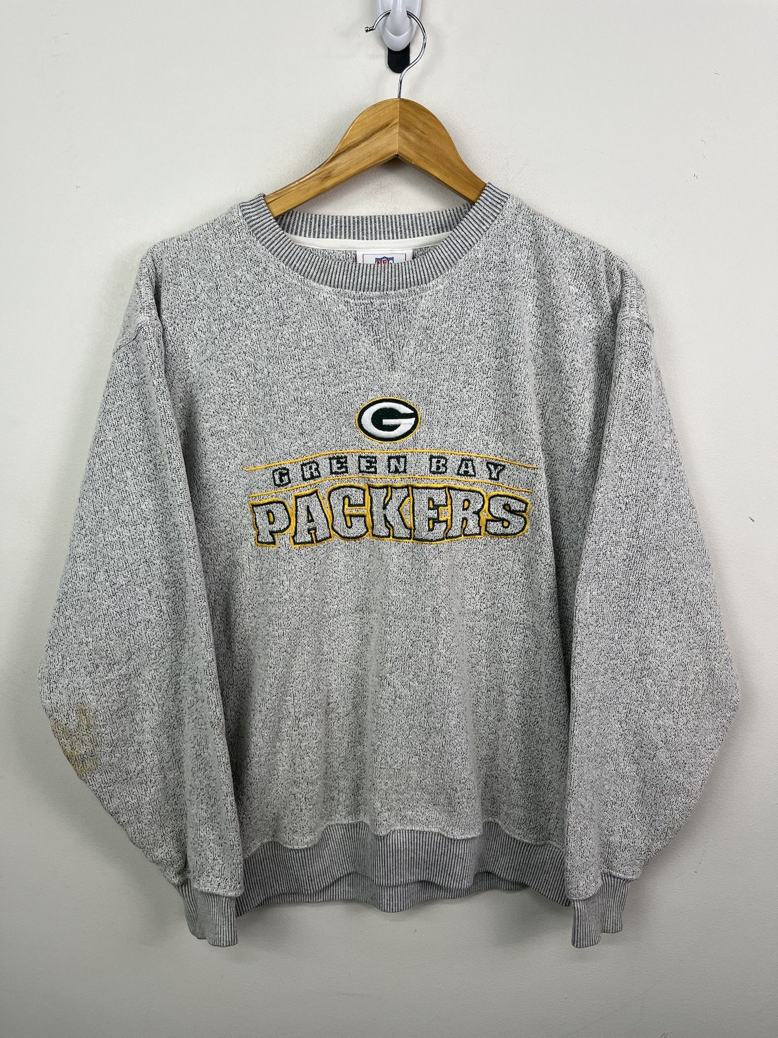 Vintage Vintage 90's NFL Green Bay Packers Embroidered Logo Knitwear Pullover Crewneck Size M Size US M / EU 48-50 / 2 - 1 Thumbnail