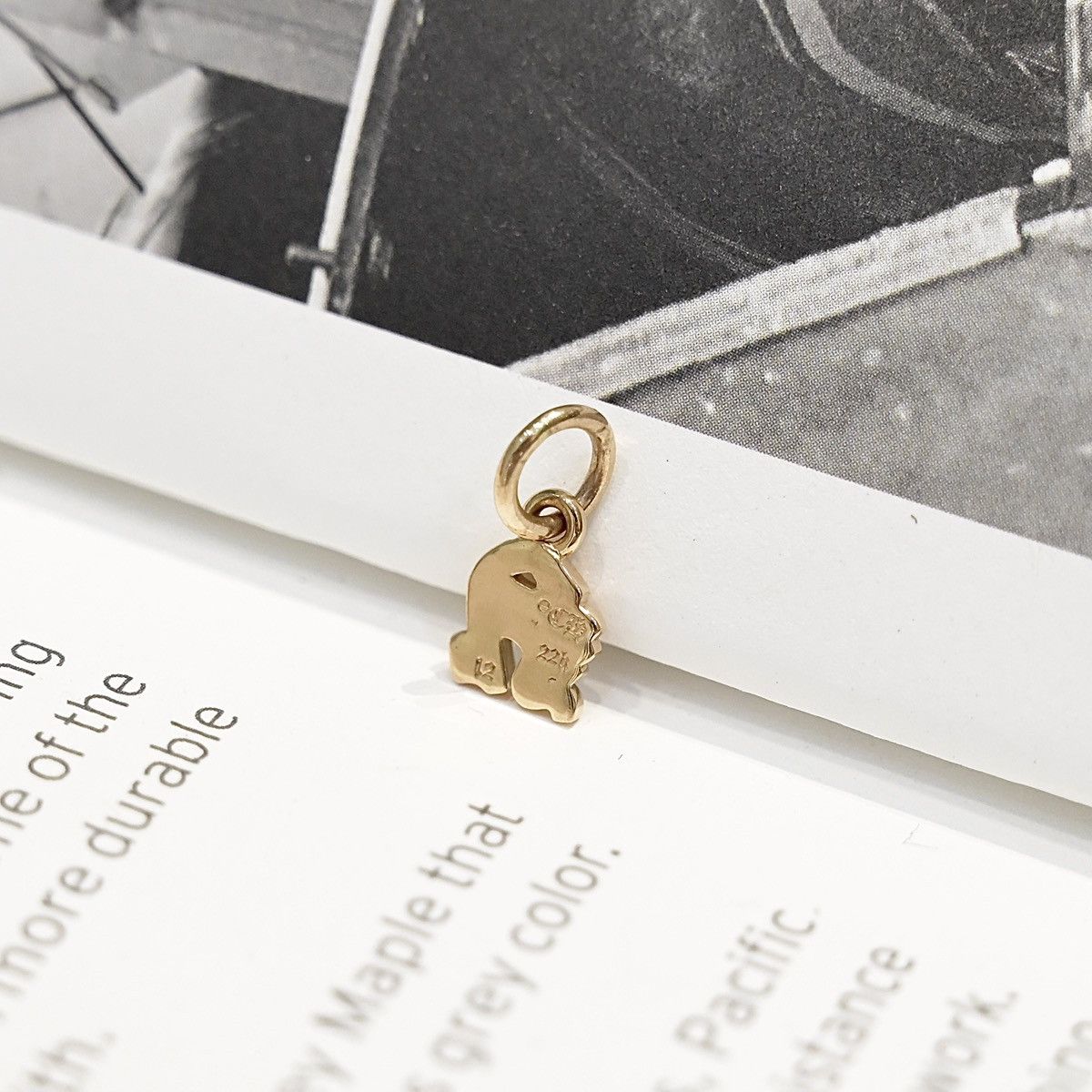 Chrome Hearts CHROME HEARTS MINI ALPHABET LETTER N CHARM GOLD Size ONE SIZE - 3 Thumbnail