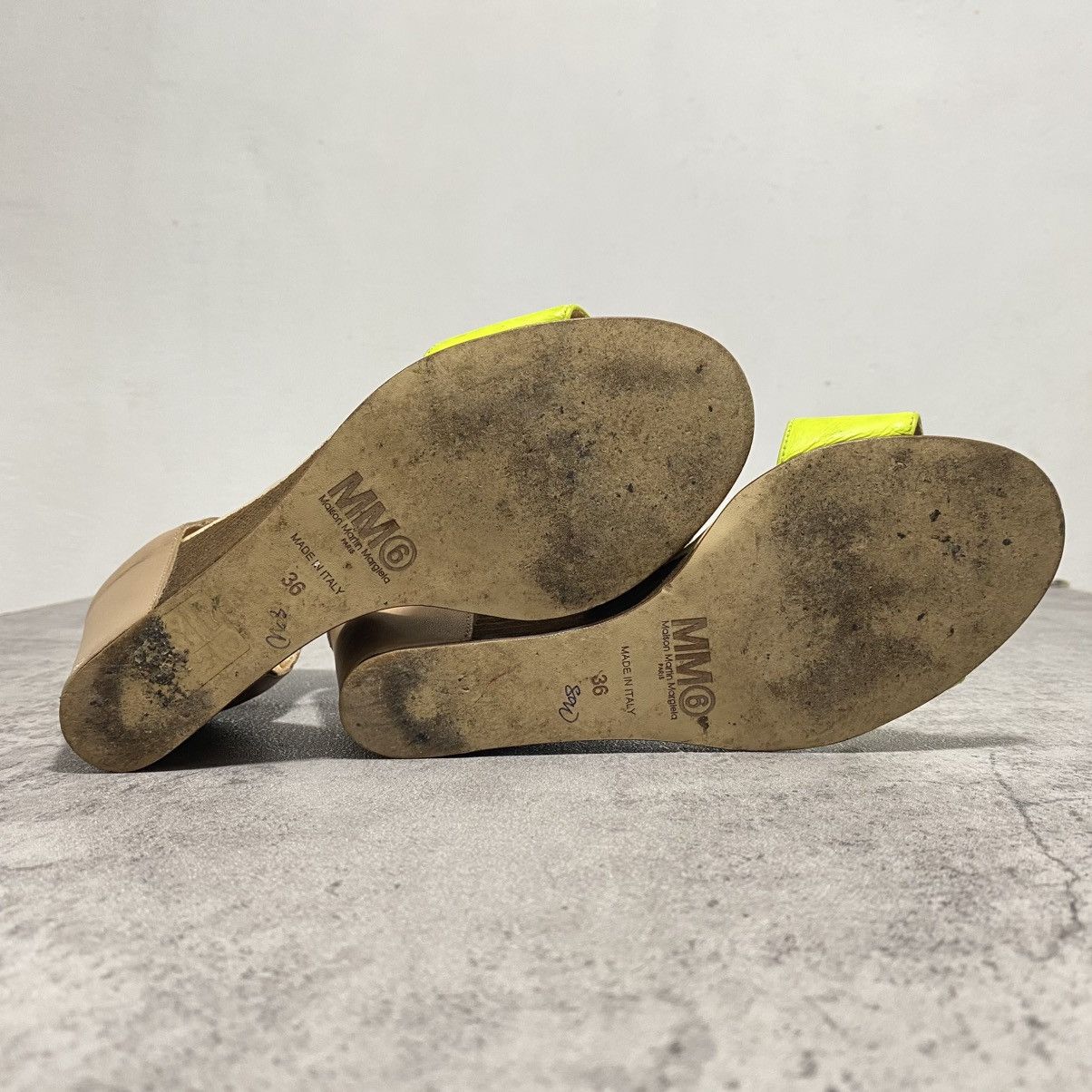 Maison Margiela MM⑥ MAISON MARTIN MARGIELA ANKLE WEDGE SANDALS Size US 6 / IT 36 - 7 Thumbnail