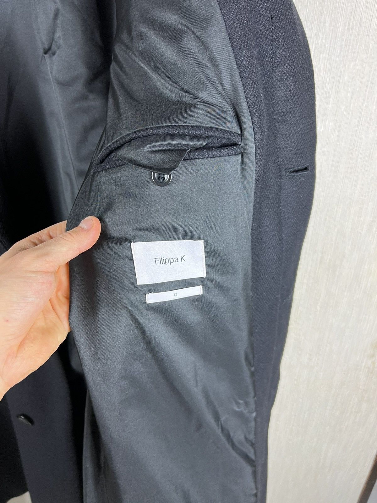 Filippa K Filippa K AW18 wool Ross long coat big pocket avant garde Size US L / EU 52-54 / 3 - 19 Thumbnail