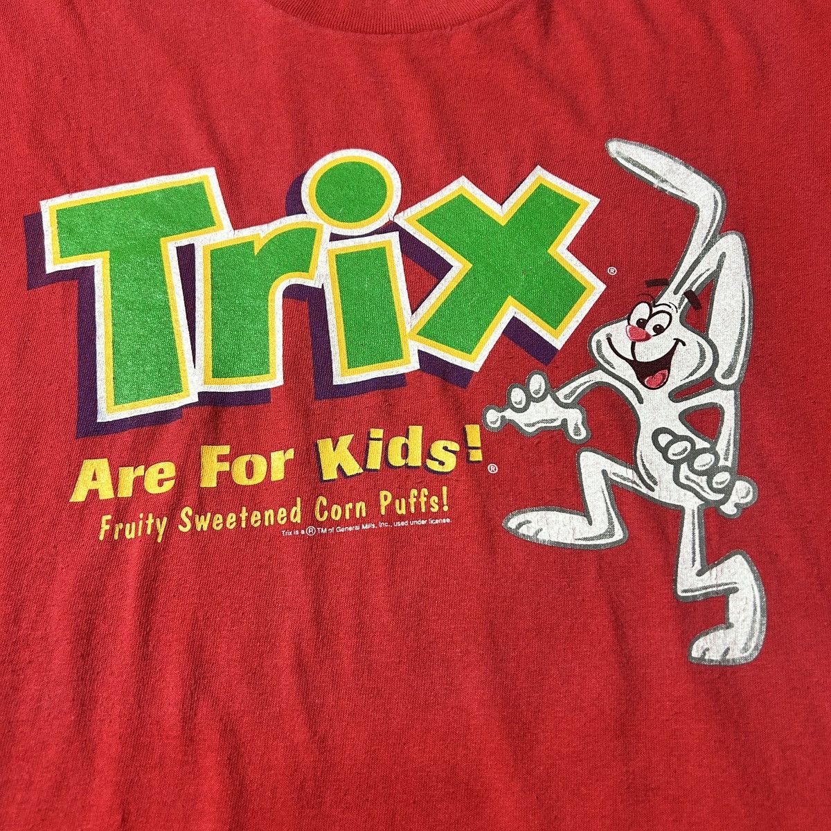 Vintage Trix Are For Kids 90s Cereal Promo Silly Rabbit Size US XL / EU 56 / 4 - 3 Thumbnail