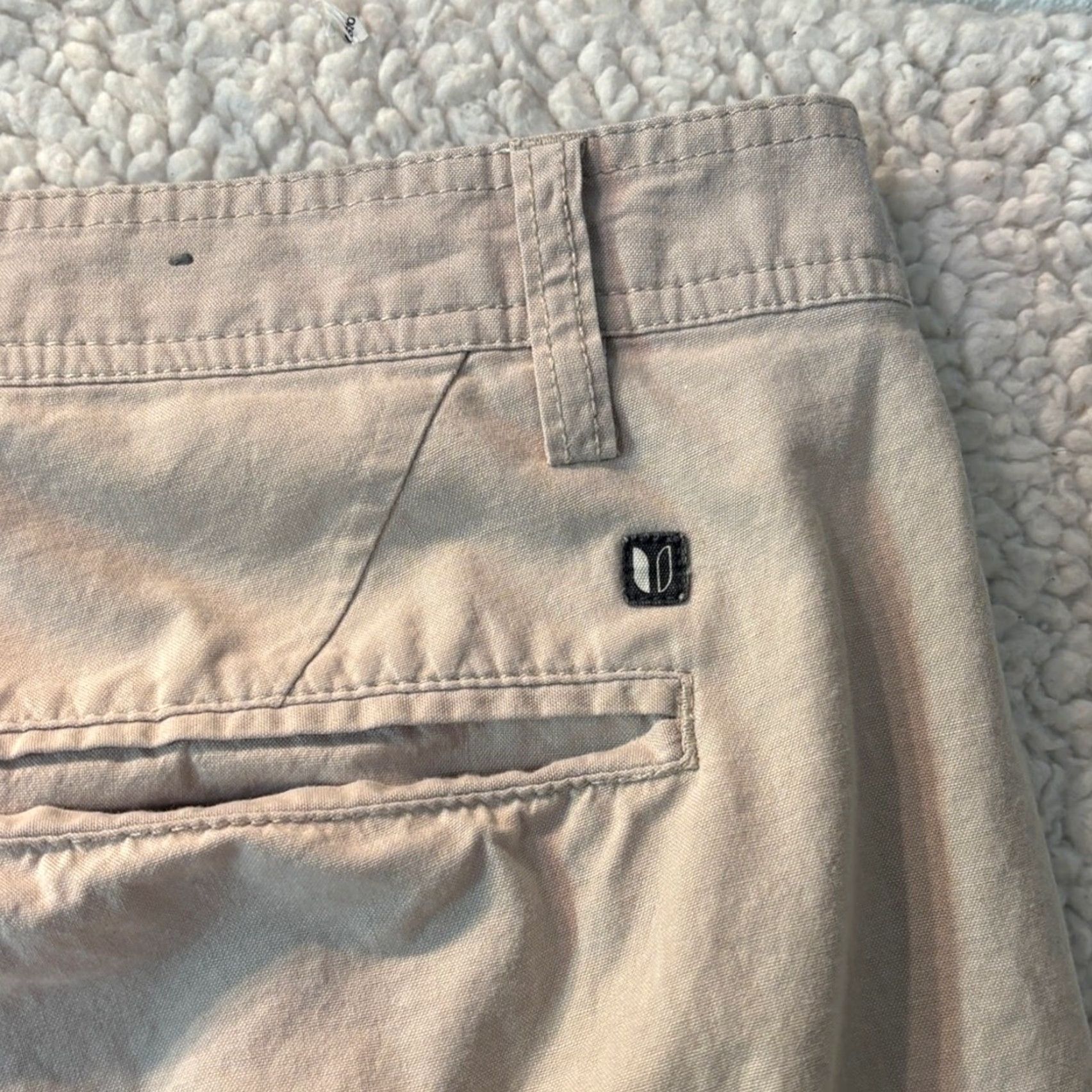 Vintage Linksoul Chino Pants Men’s 36 Regular Inseam 36 Stretch Golf Casual Khaki Beige Cream Mens Size US 36 / EU 52 - 4 Thumbnail