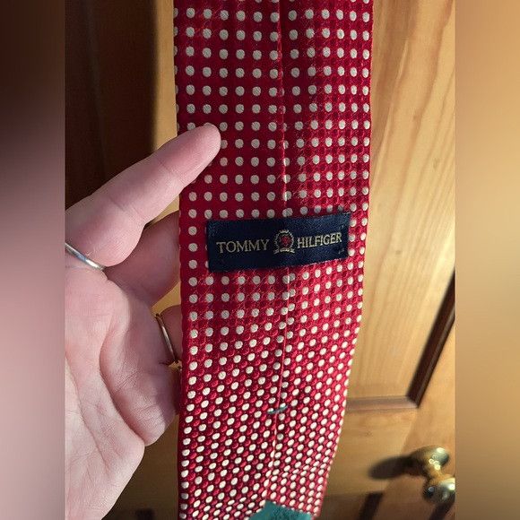Tommy Hilfiger Tommy Hilfiger Patriotic Vintage 100% Silk made in USA Tie Size ONE SIZE - 3 Thumbnail