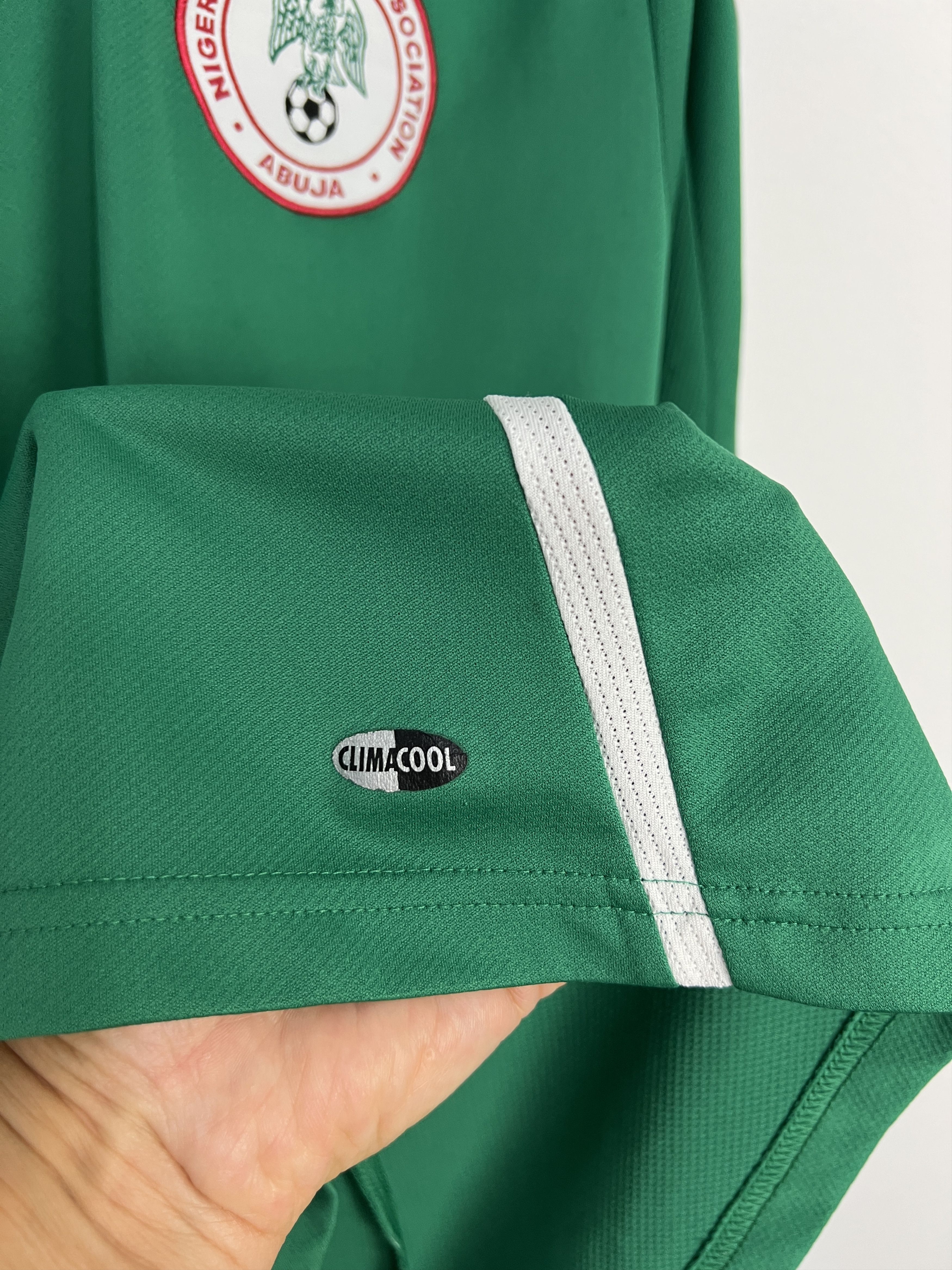 Adidas Nigeria Home football shirt 2005 Soccer #10 Mikel Adidas Size US L / EU 52-54 / 3 - 4 Thumbnail