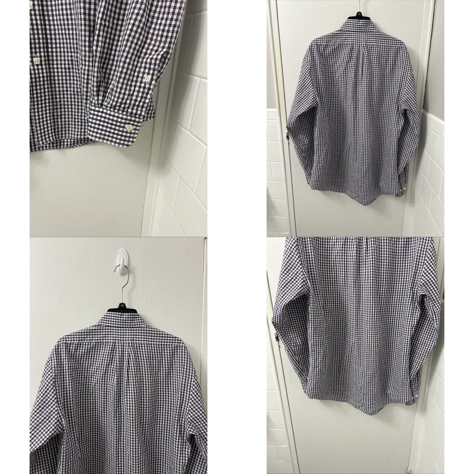 Brooks Brothers VINTAGE Brooks Brothers Original Polo Shirt Mens M Red Blue White Plaid Regent Button Up Shirt Size US M / EU 48-50 / 2 - 8 Thumbnail