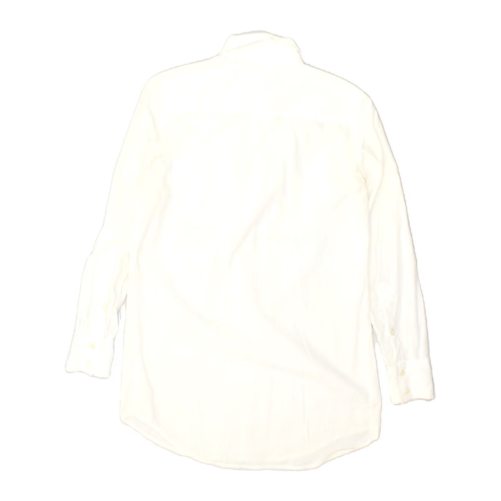 J.Crew J. CREW Womens Shirt White 2XS Cotton Pullover Longline Loose Fit AQ03 Size XXS / US 00 / IT 34 - 2 Thumbnail