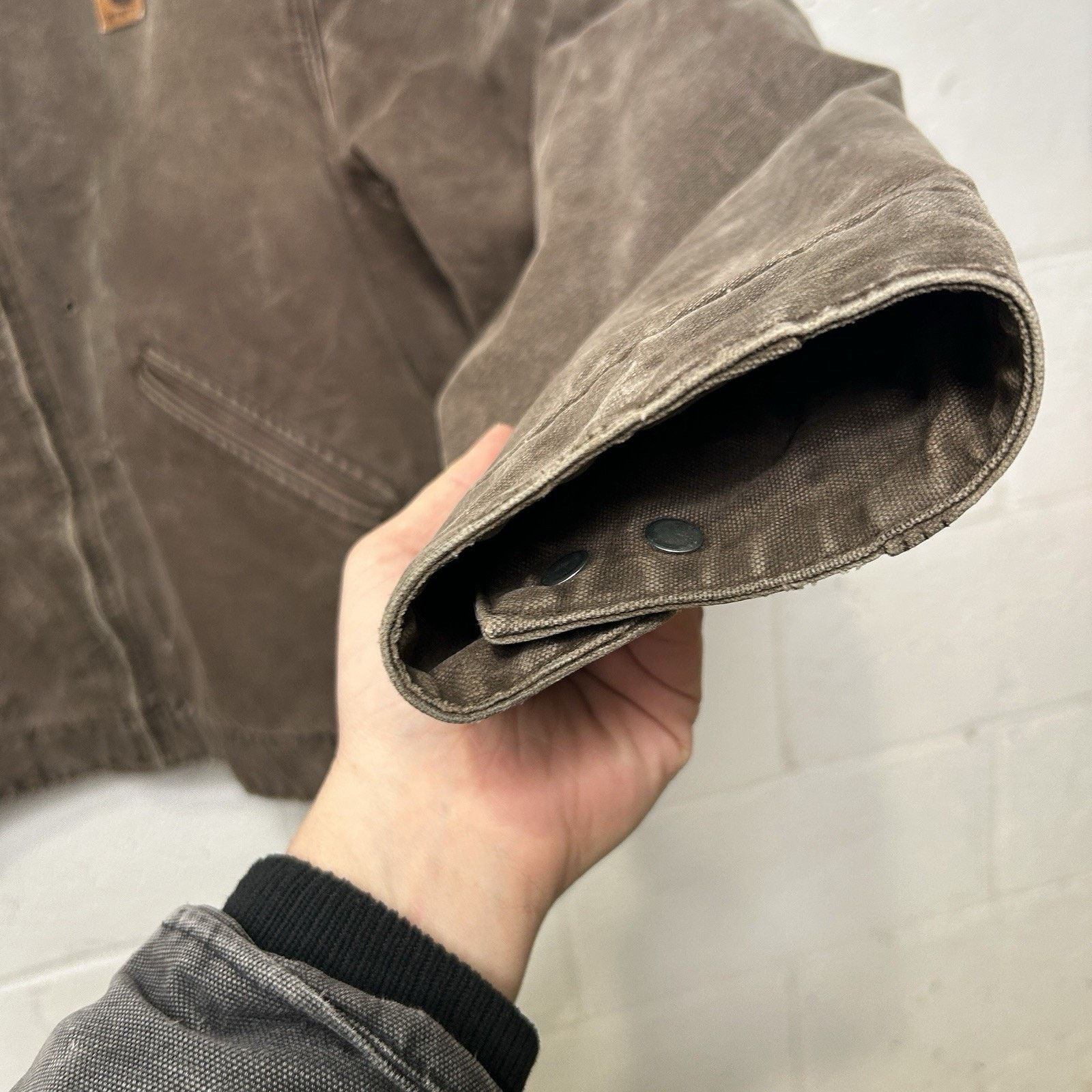 Carhartt Vintage Carhartt Blanket-Lined Detroit Jacket “Chestnut” Size US L / EU 52-54 / 3 - 11 Thumbnail