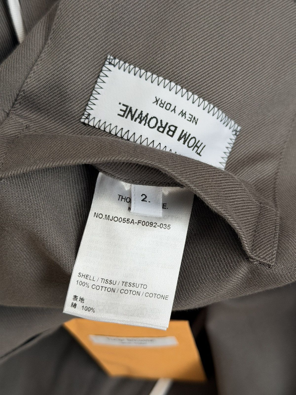 Thom Browne Thom Browne Stripe Twill Snap Front Shirt Jacket Size US M / EU 48-50 / 2 - 8 Thumbnail