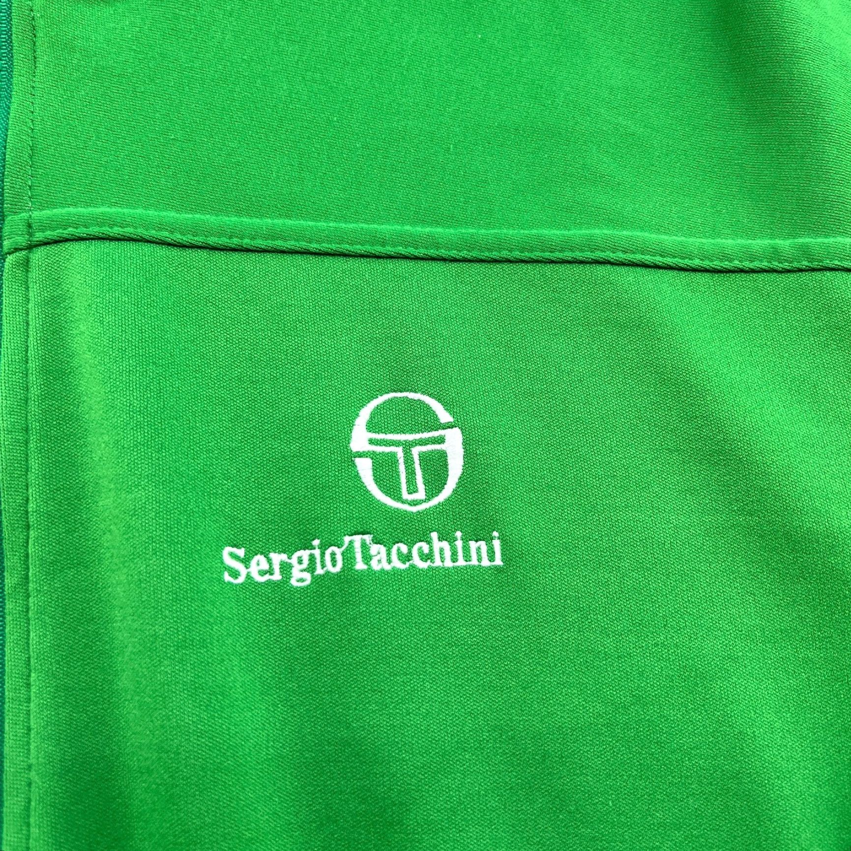 Sergio Tacchini VINTAGE Sergio Tacchini Tennis Jacket 48 Australia Club Green Full Zip Men Jacket Size 48 Black? Size US M / EU 48-50 / 2 - 3 Thumbnail