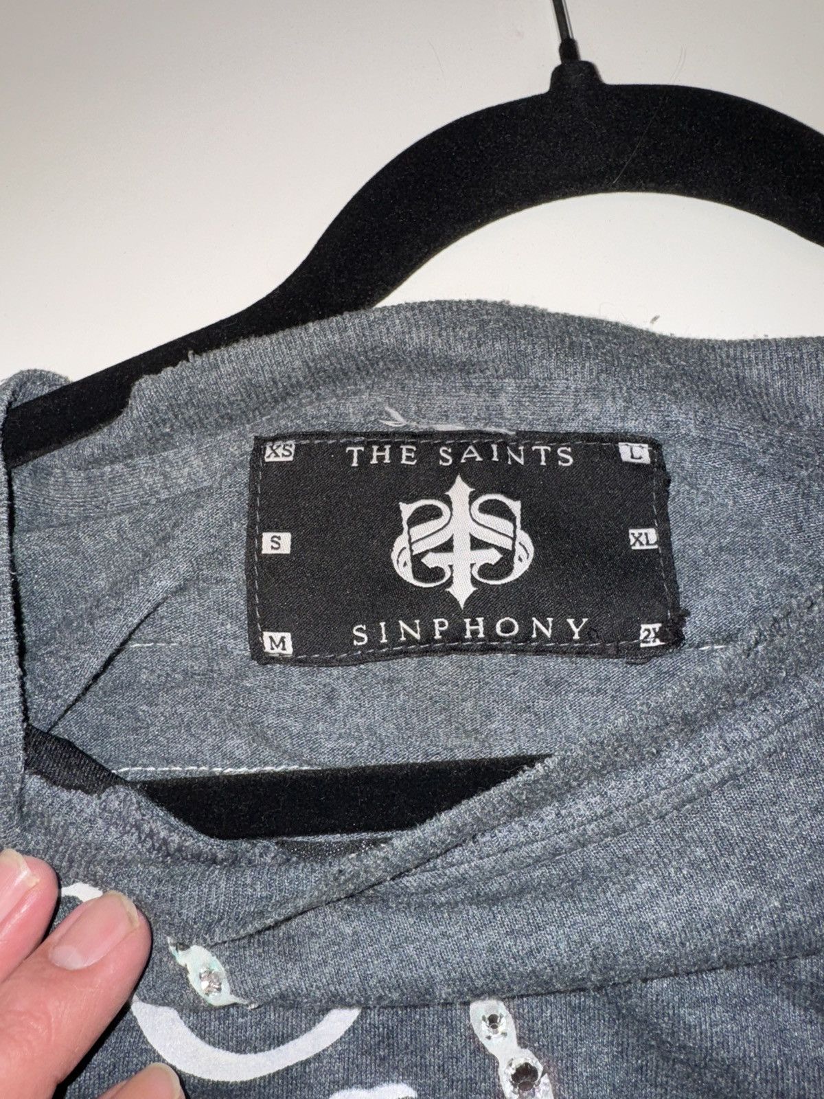 Other Men’s The Saints Synphony Dark Grey T Shirt-Size 3XL or 4XL Size US XXL / EU 58 / 5 - 3 Thumbnail