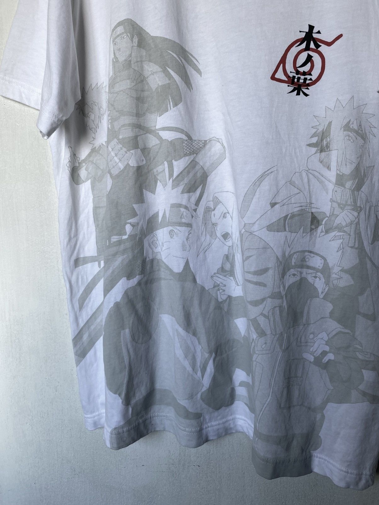 Anime RARE Naruto Konoha Team Tshirt Size US XL / EU 56 / 4 - 5 Thumbnail