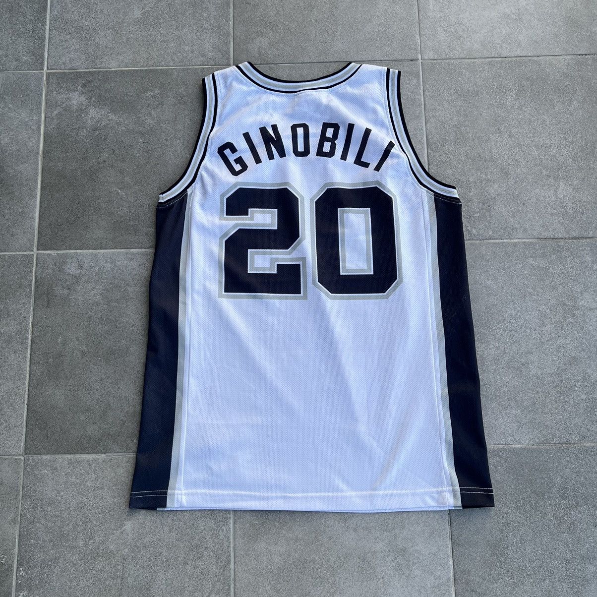 Champion Manu Ginobili #20 san antonio spurs jersey nba champion Size US M / EU 48-50 / 2 - 6 Thumbnail