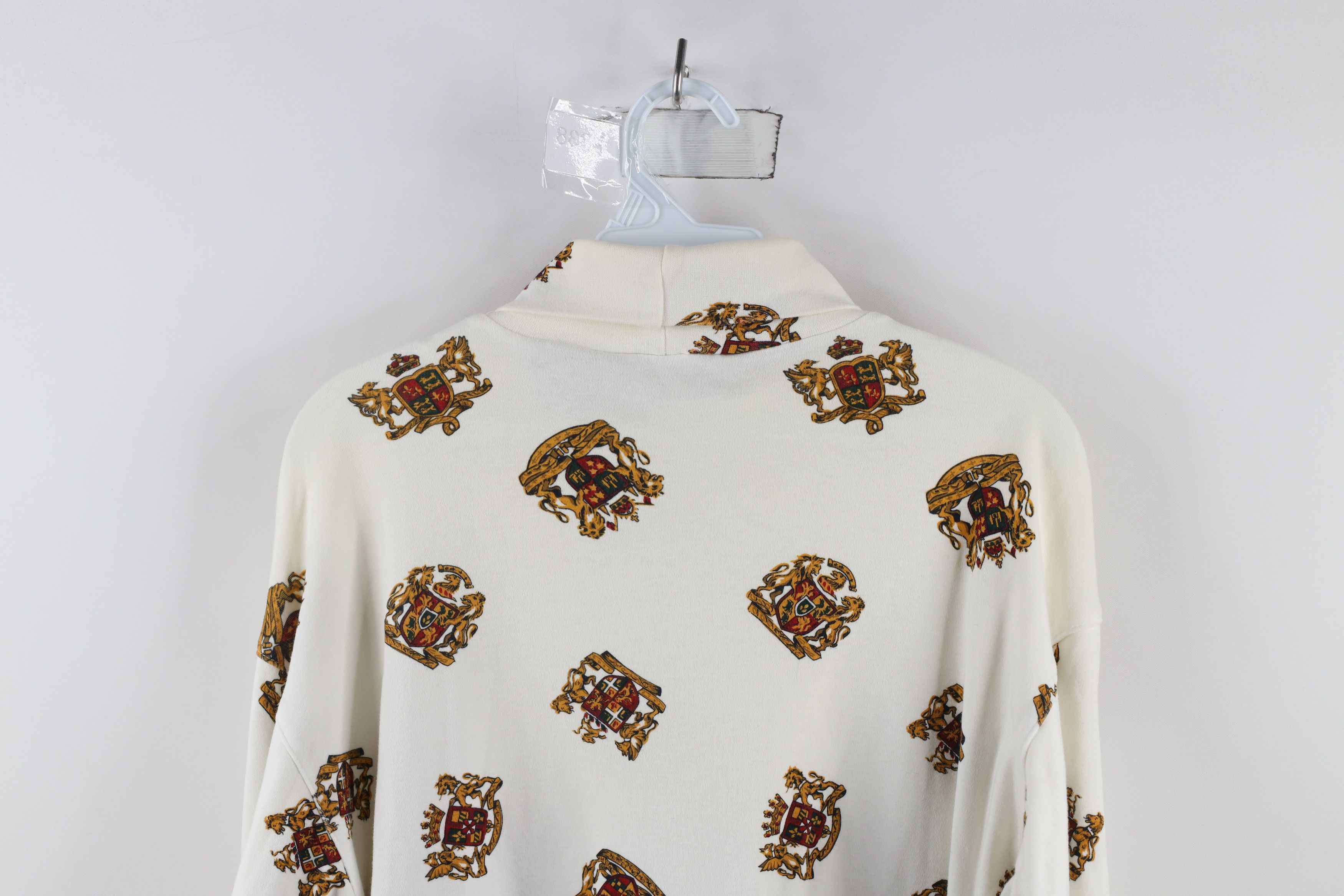 Vintage Vintage 90s Streetwear All Over Print Turtleneck T-Shirt Size M / US 6-8 / IT 42-44 - 9 Thumbnail