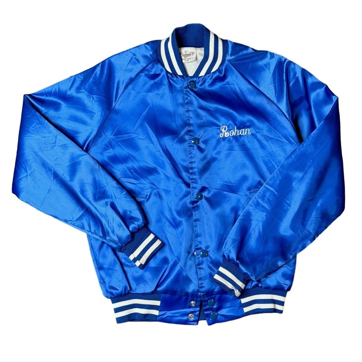 Auburn Sportswear Vintage Auburn Sportswear Youth Satin Jacket Little League Size US XXS / EU 40 - 2 Thumbnail