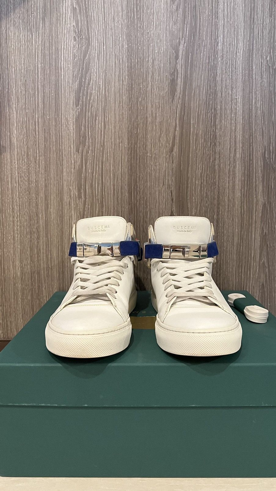 Buscemi 100mm sneaker Size 40 (White/Red/Blue)