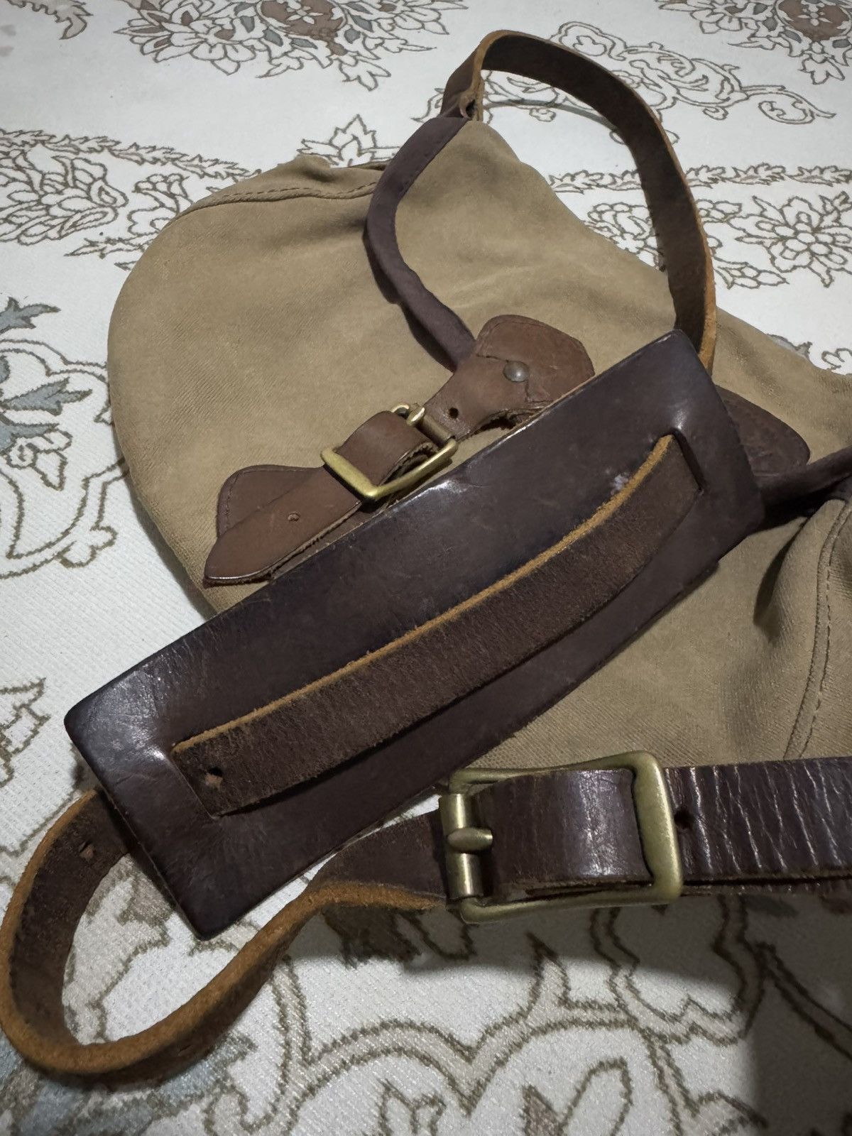 Duluth Pack × Duluth Trading Company × Vintage True Vtg Frost River by Duluth Shell Waxed Canvas Sling Bag Size ONE SIZE - 5 Thumbnail