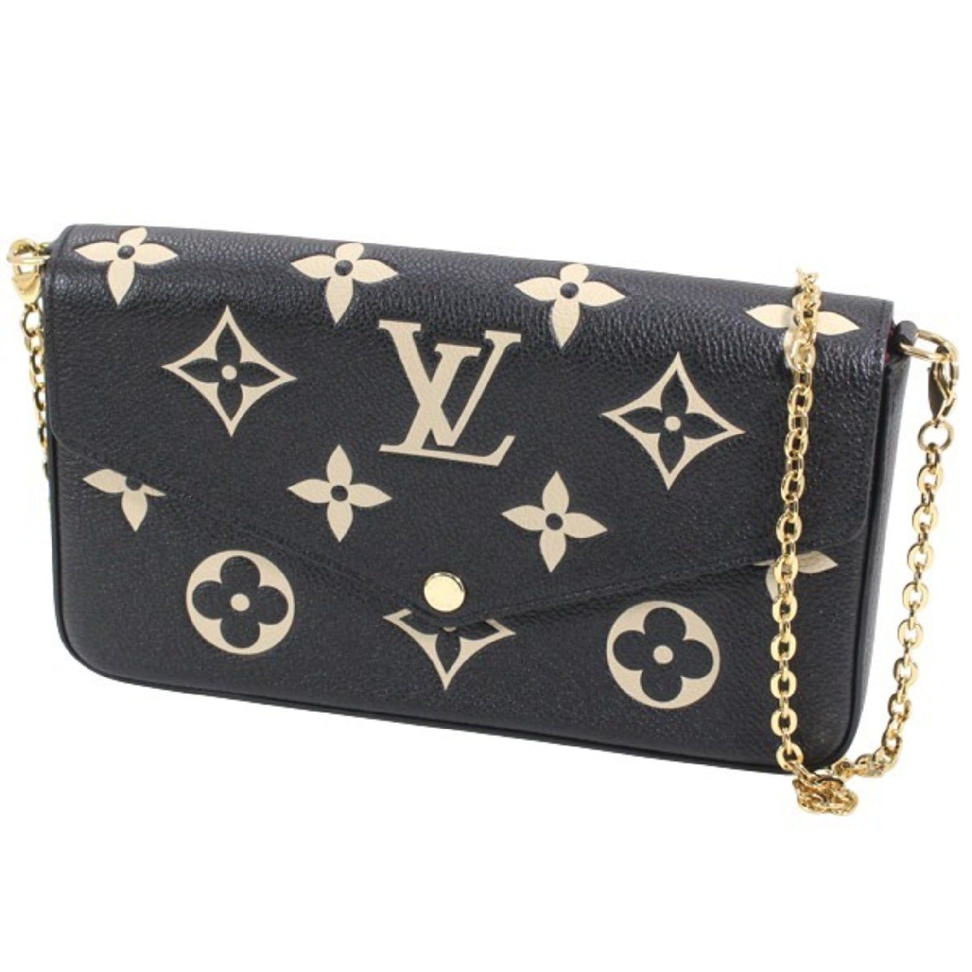 Louis Vuitton Louis Vuitton Pochette Felicie Monogram Empreinte Leather Shoulder Bag M82479 Women's Clutch LOUIS VUITTON KM3025 Size ONE SIZE - 1 Thumbnail