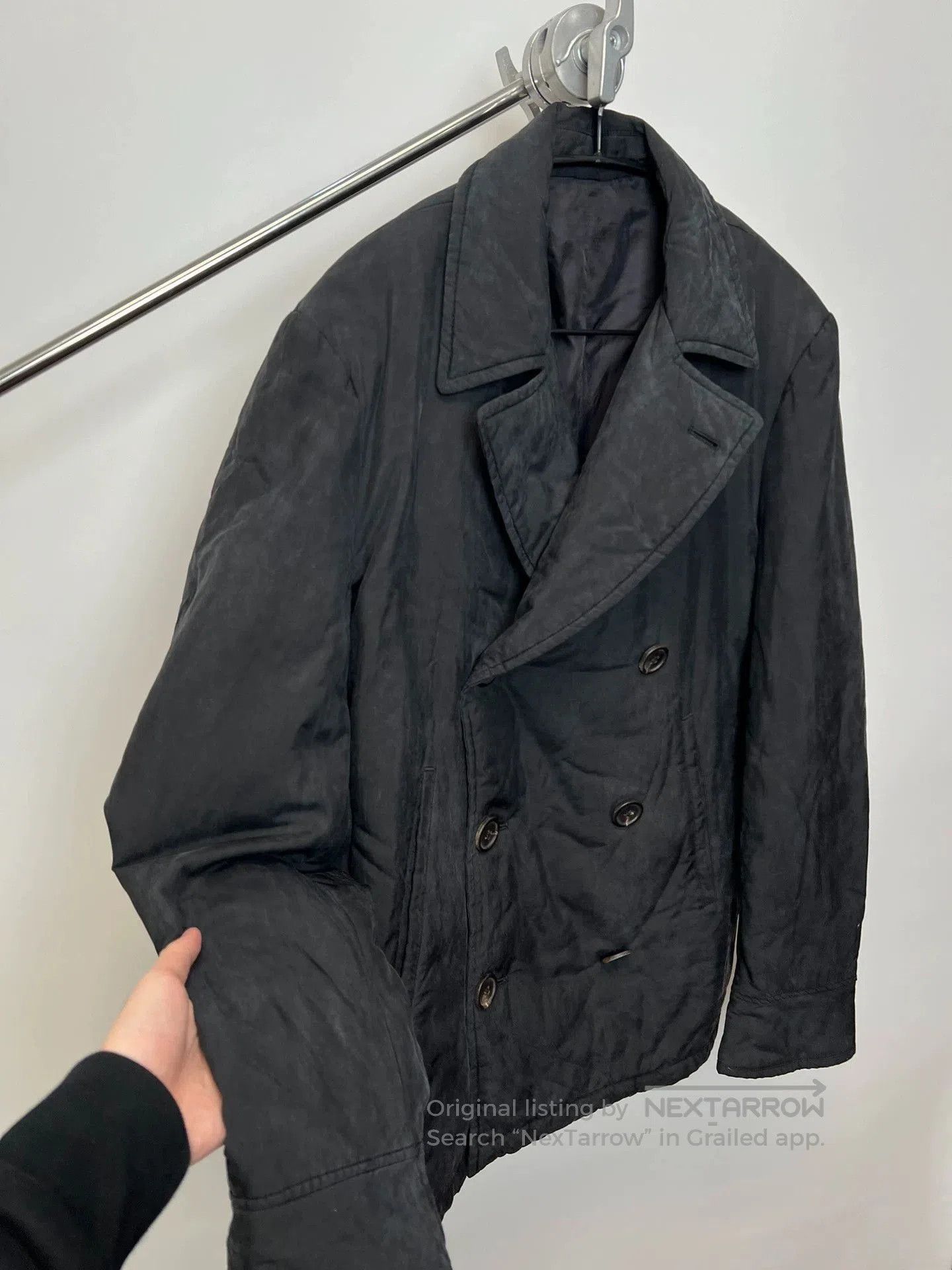 Yohji Yamamoto Black Double. Size US M / EU 48-50 / 2 - 4 Thumbnail