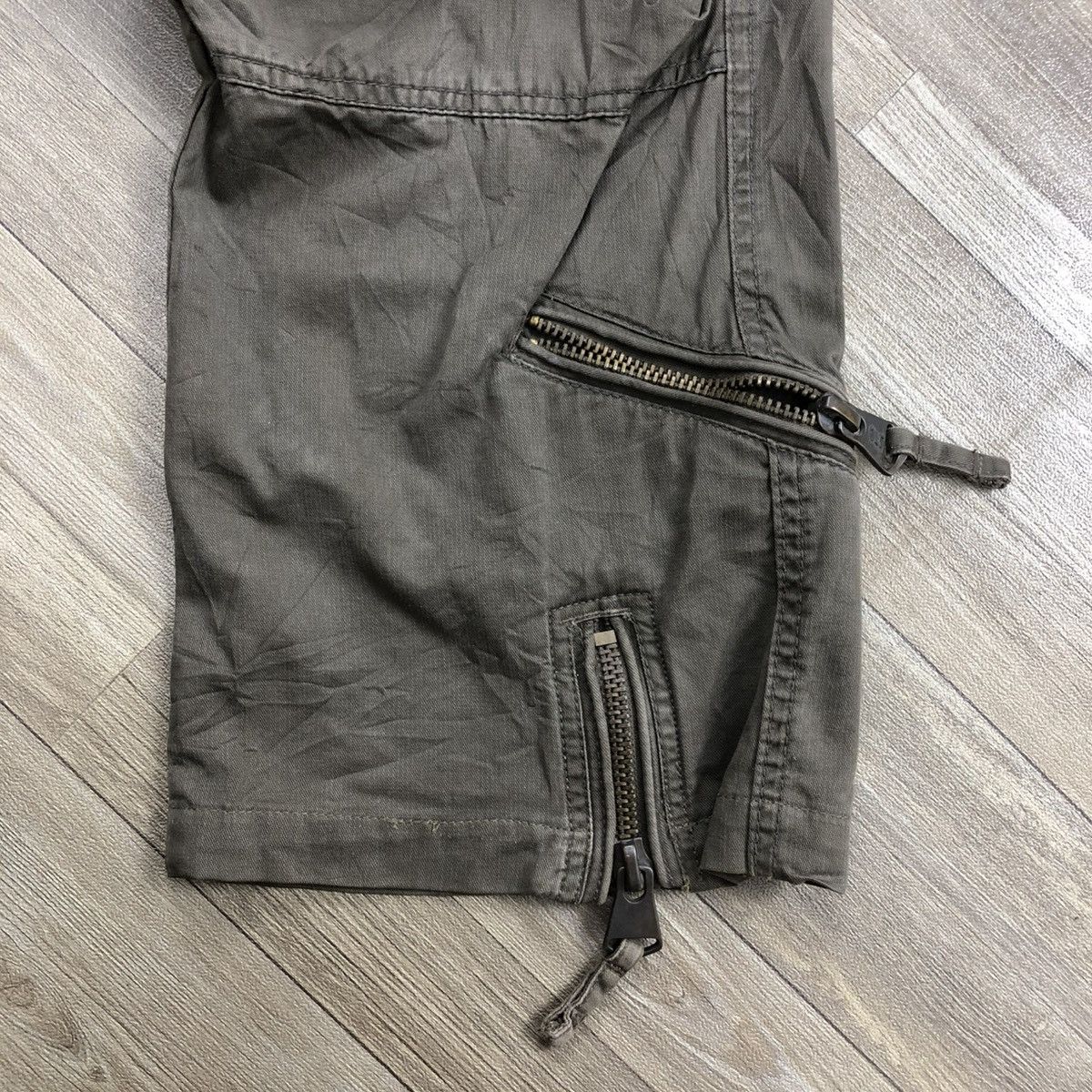 If Six Was Nine × Japanese Brand 2000s Alcott Bondage Cargo Multipocket Pants Y2K Lgb Goa Size US 32 / EU 48 - 12 Thumbnail