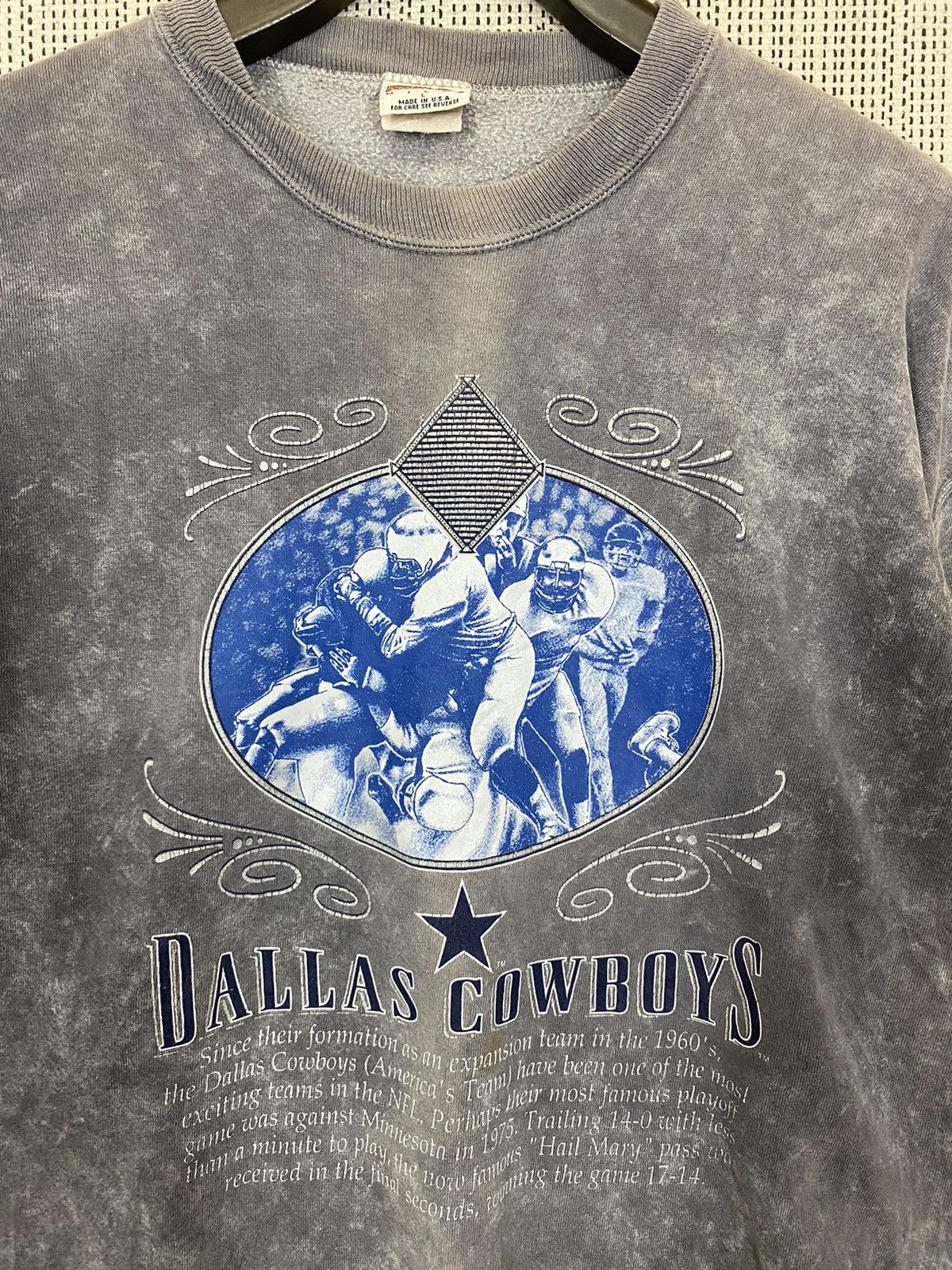 NFL × Nutmeg ‼️VINTAGE DALLAS COWBOYS FOOTBALL NFL TEAM SWEATSHIRT Size US L / EU 52-54 / 3 - 8 Thumbnail