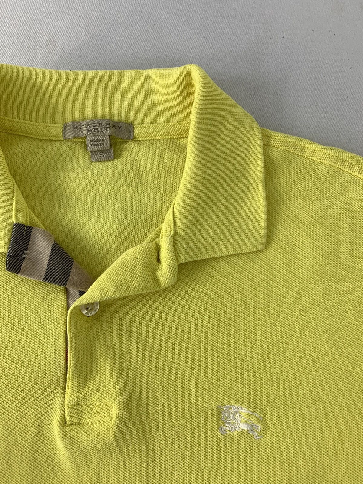 Burberry Burberry Brit Small Embroidery Logo Plain Polo Tee Tshirt Size US S / EU 44-46 / 1 - 4 Thumbnail