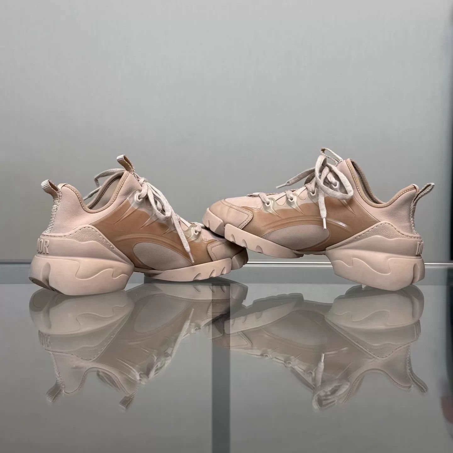 Dior DIOR D-CONNECT nude dad sneakers size 38 97 Size US 7.5 / IT 37.5 - 6 Thumbnail