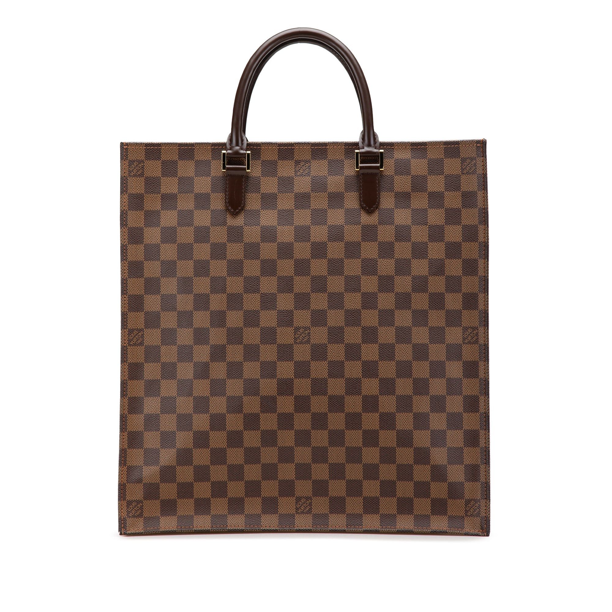 Louis Vuitton Louis Vuitton Damier Ebene Flat Bag Brown Size ONE SIZE - 1 Thumbnail