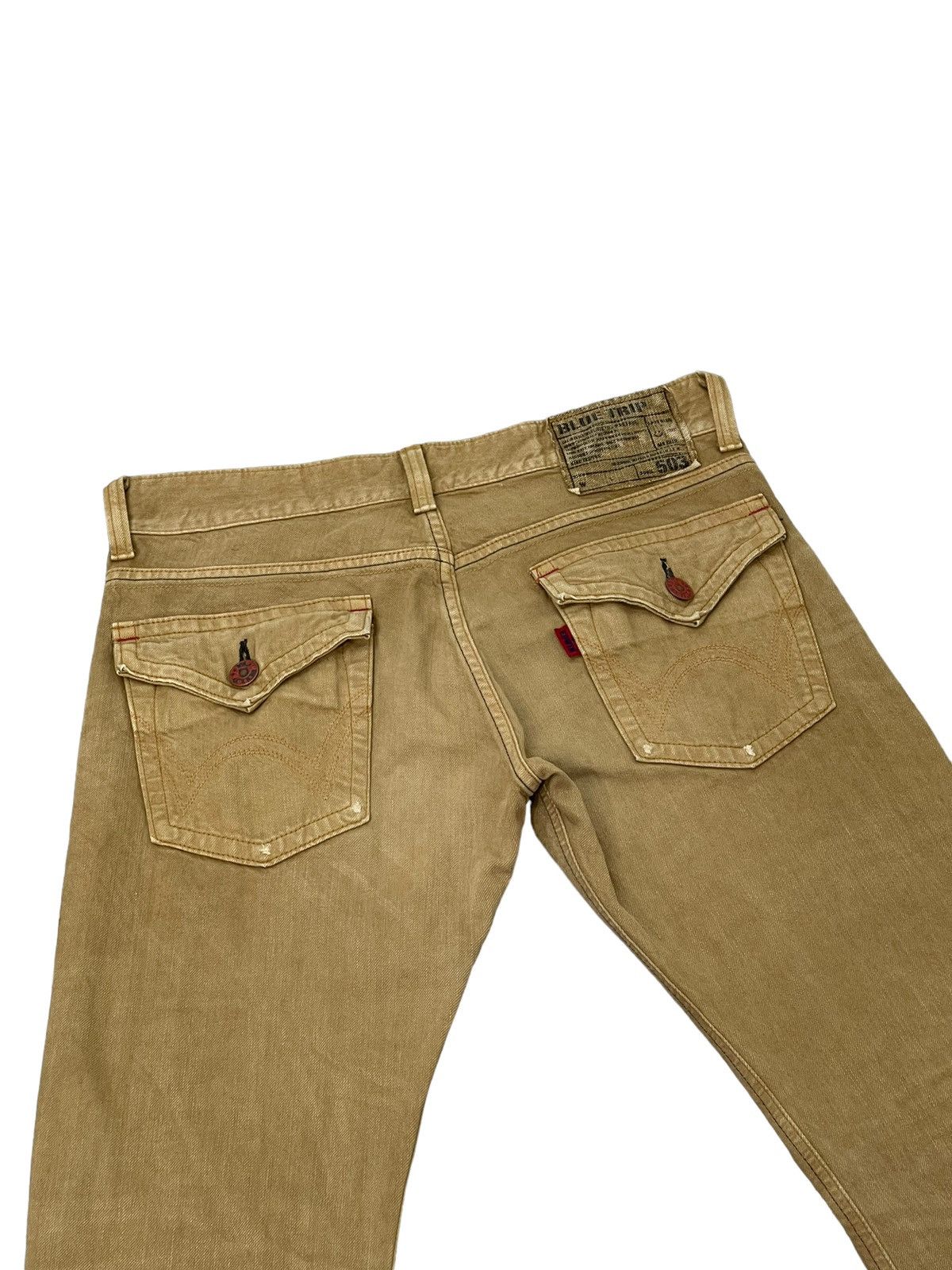 Edwin Flare Jeans Edwin Japan Faded Distress Boot Cut 8🟦0 Size US 32 / EU 48 - 16 Thumbnail