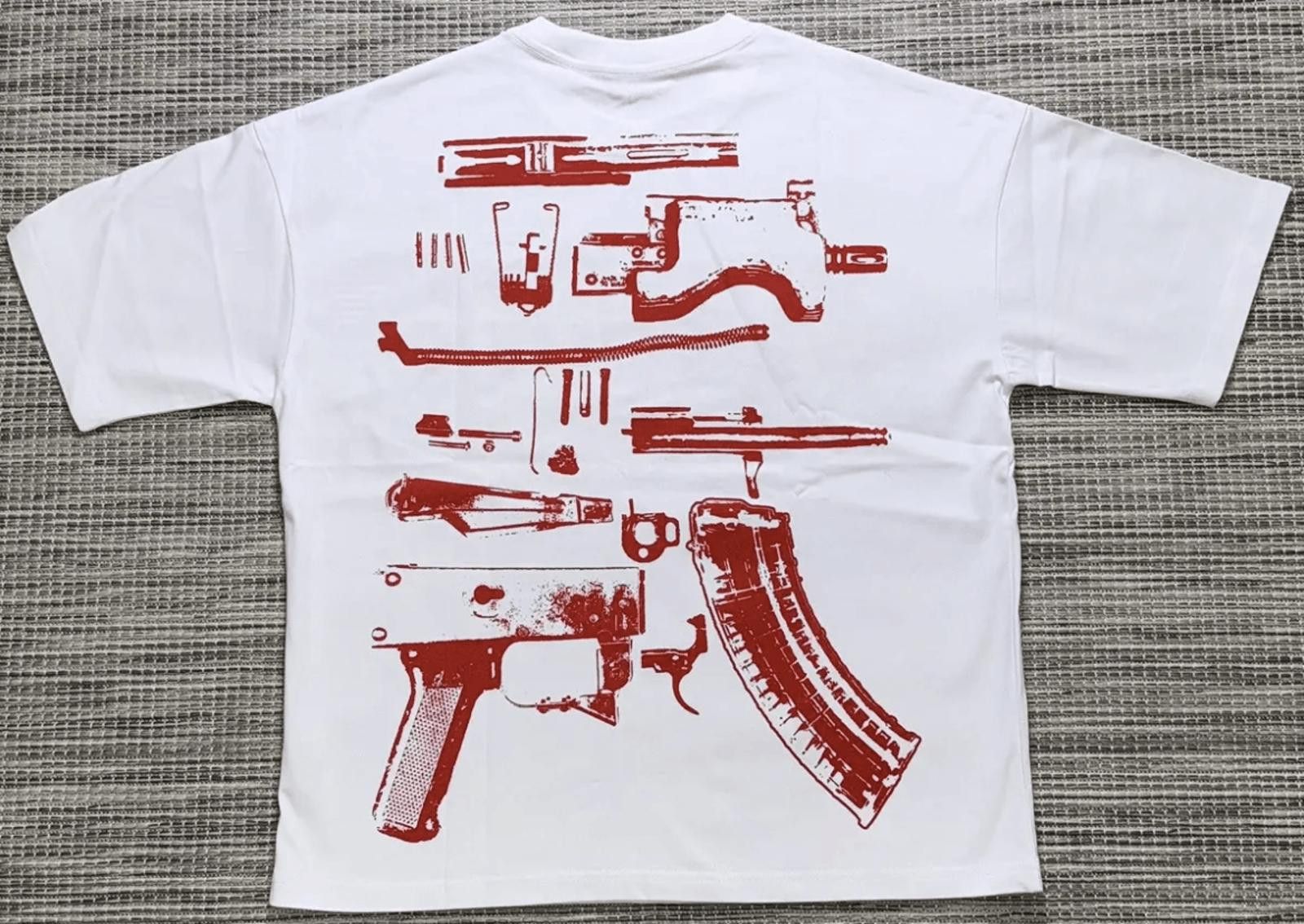 Other Kixkz White/Red In Draco We Trust Tee Size US XL / EU 56 / 4 - 3 Thumbnail