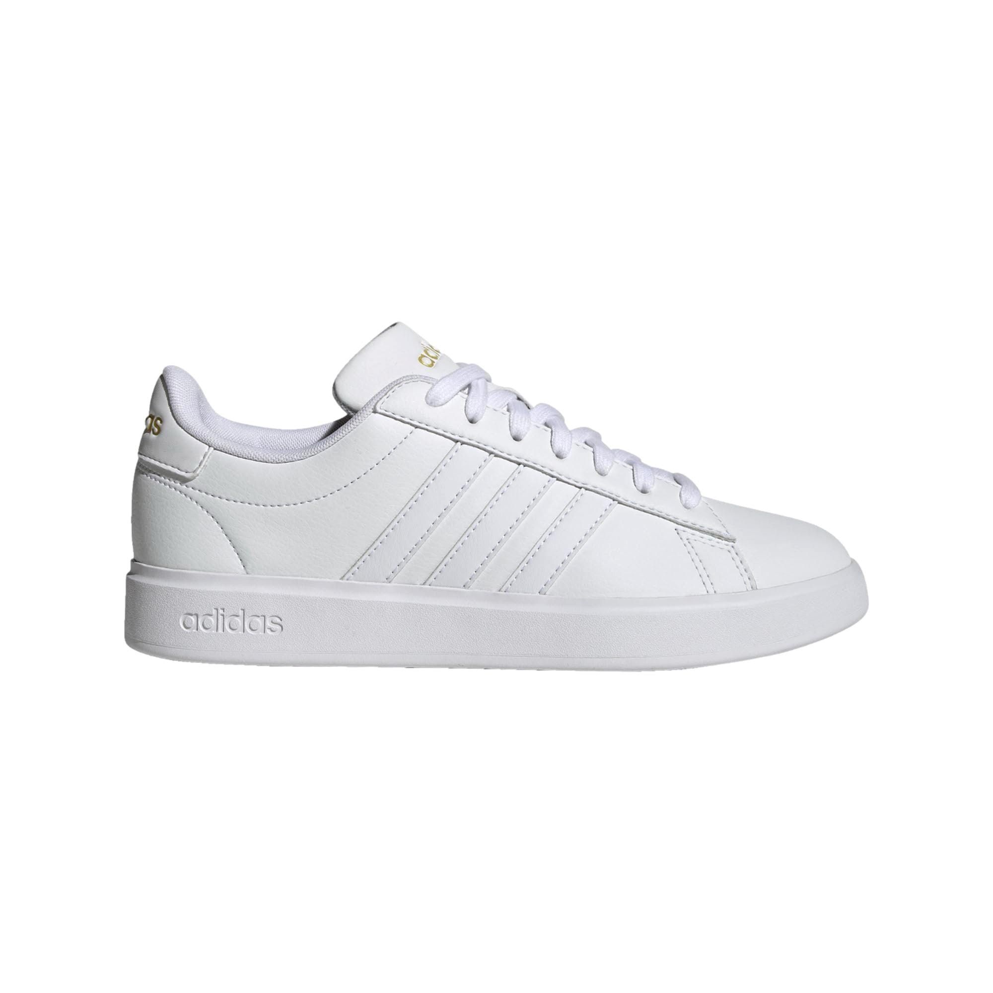 Adidas Grand Court 2.0 White / White / Gold Metallic GW9213 Size US 8 / IT 38 - 1 Thumbnail