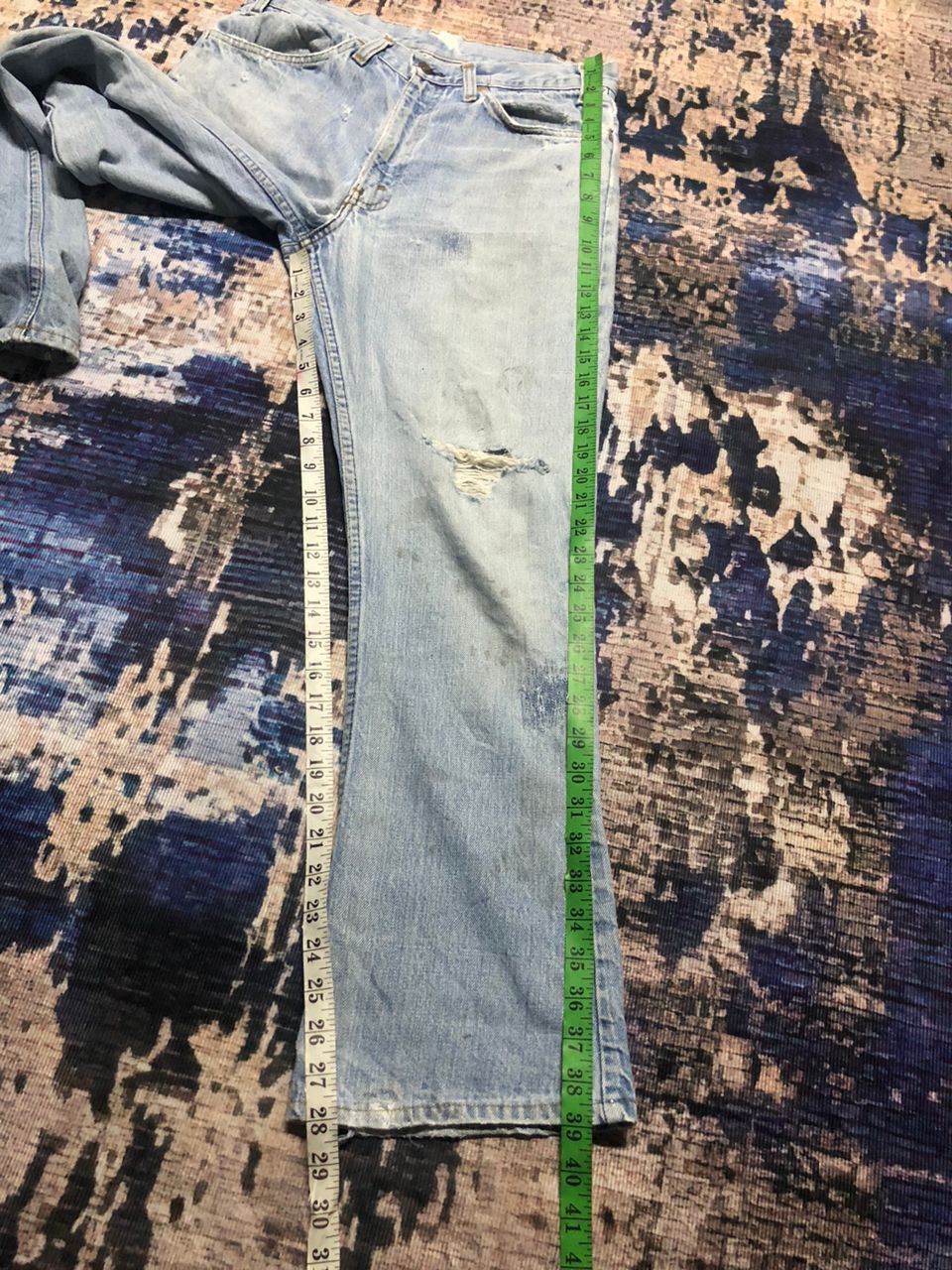 Levi's Vintage Levi's Button 31 Jeans Pants Distressed Faded Size US 31 - 23 Thumbnail