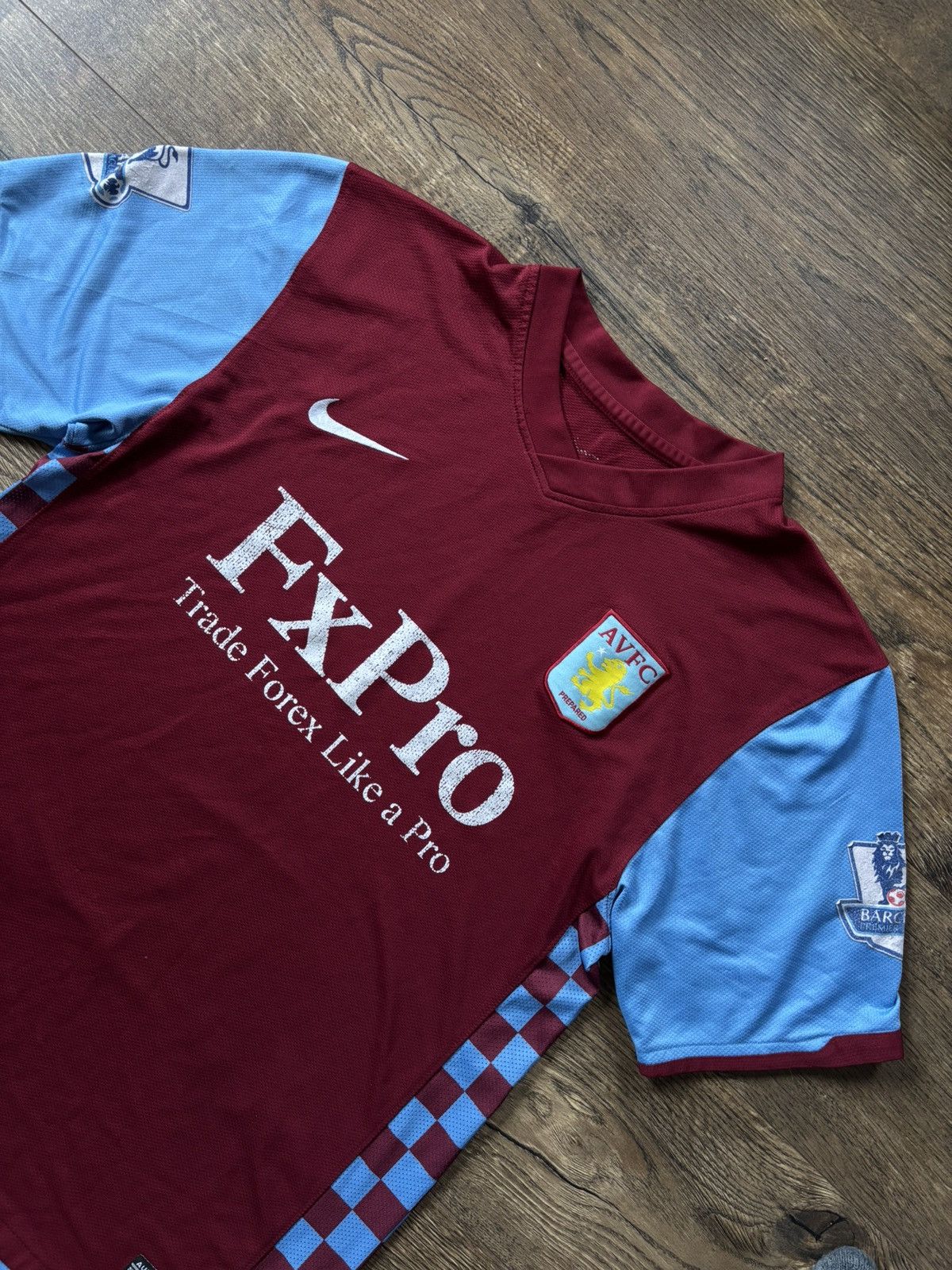 Nike × Vintage ASTON VILLA 2010 2011 HOME FOOTBAL SHIRT SOCCER JERSEY NIKE Size US L / EU 52-54 / 3 - 3 Thumbnail