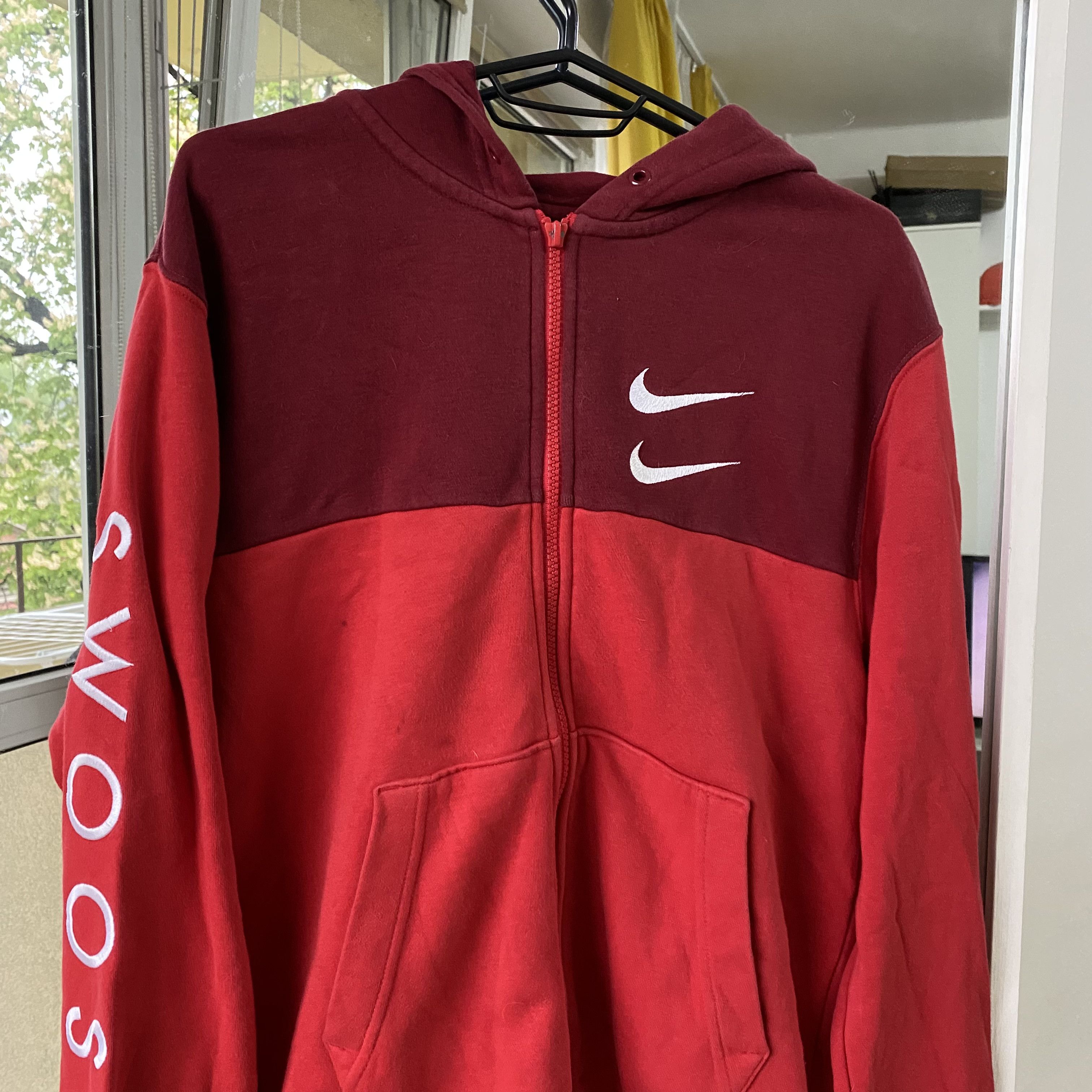 Nike Hoodie nike double swoosh center logo Size S / US 4 / IT 40 - 2 Thumbnail