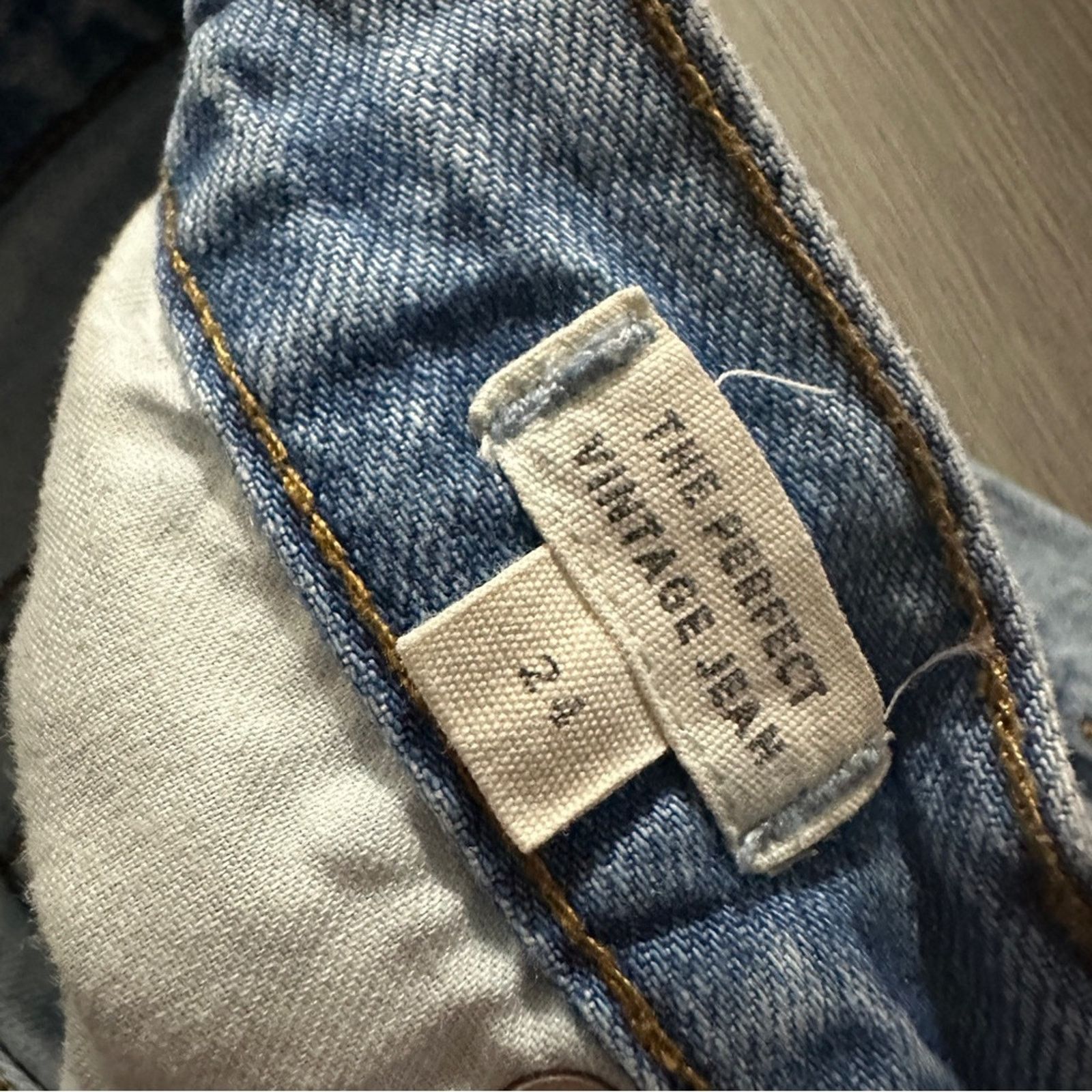 Madewell Madewell The Perfect Vintage High Rise Jeans in Fitzgerald Size 24" / US 00 / IT 34 - 9 Thumbnail