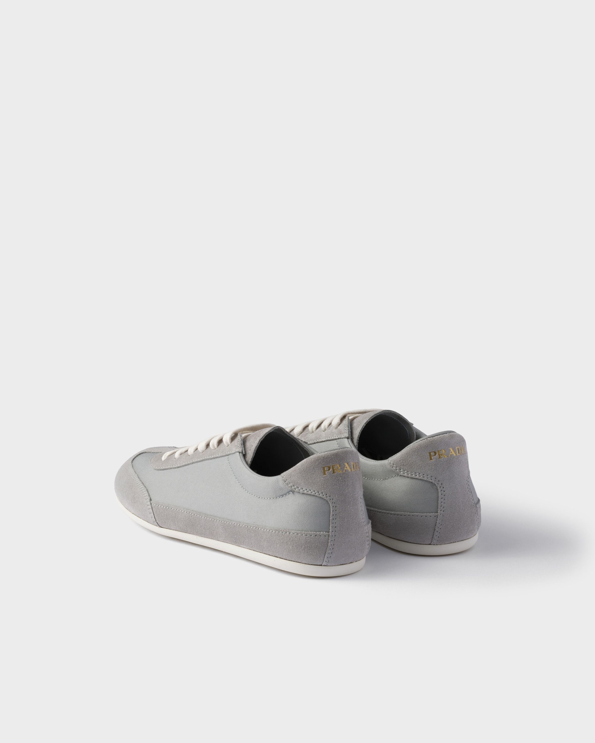 Prada o1la1rc1a0925 Suede And Fabric Sneakers in Grey Size US 8 / EU 41 - 4 Thumbnail
