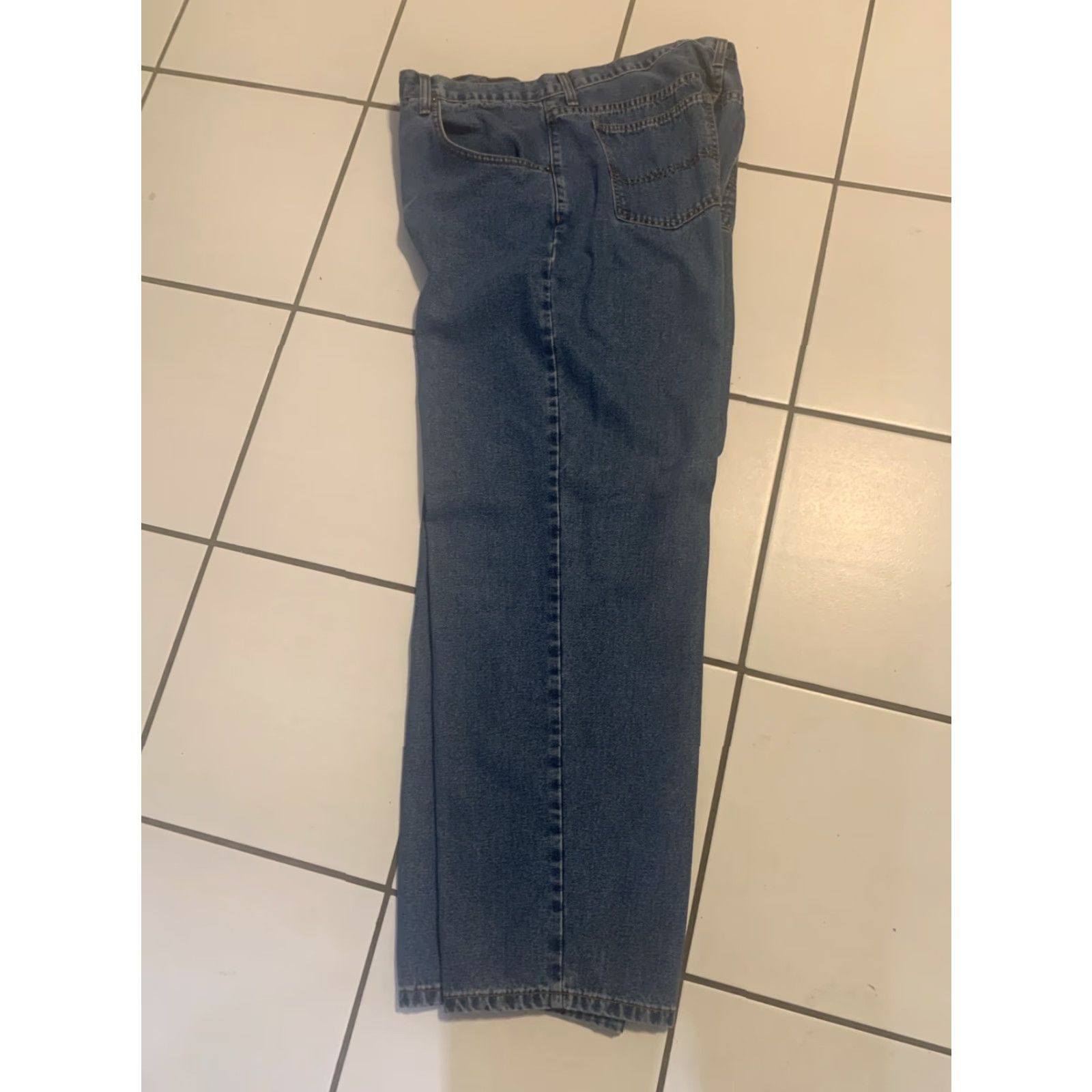 Vintage VTG RLX House of Walsh Relax 5 Pocket Jeans Denim Pants Regular Men 36x32 Blue Cotton Tencel Twill 32 Inseam Mens Size US 36 / EU 52 - 2 Thumbnail
