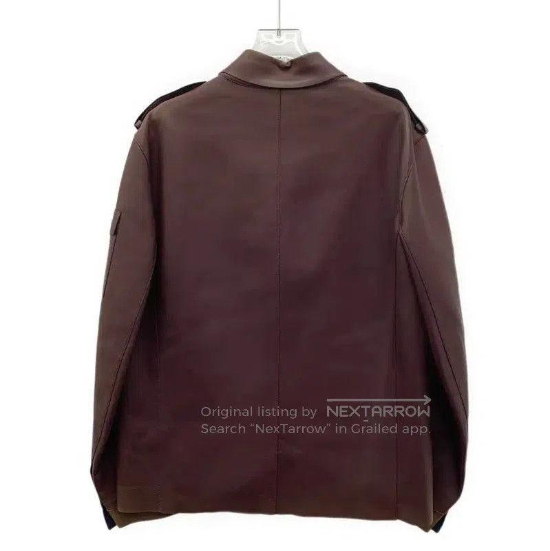 Valentino Valentino Brown Leather Jacket for Men . Size US M / EU 48-50 / 2 - 2 Thumbnail