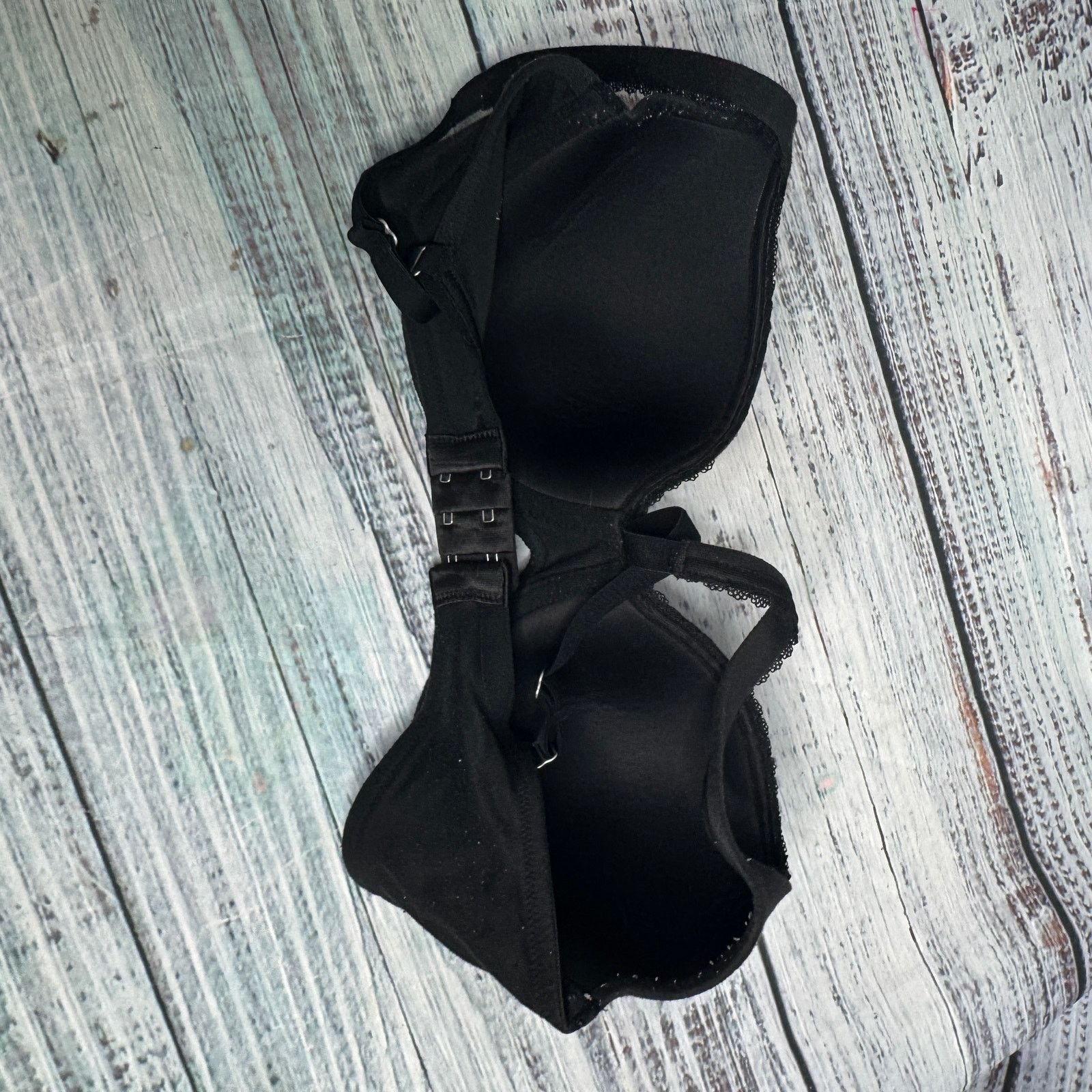 Victoria's Secret Victoria's Secret Lightly Lined Smooth Demi Bra Black 32DD Size ONE SIZE - 3 Thumbnail