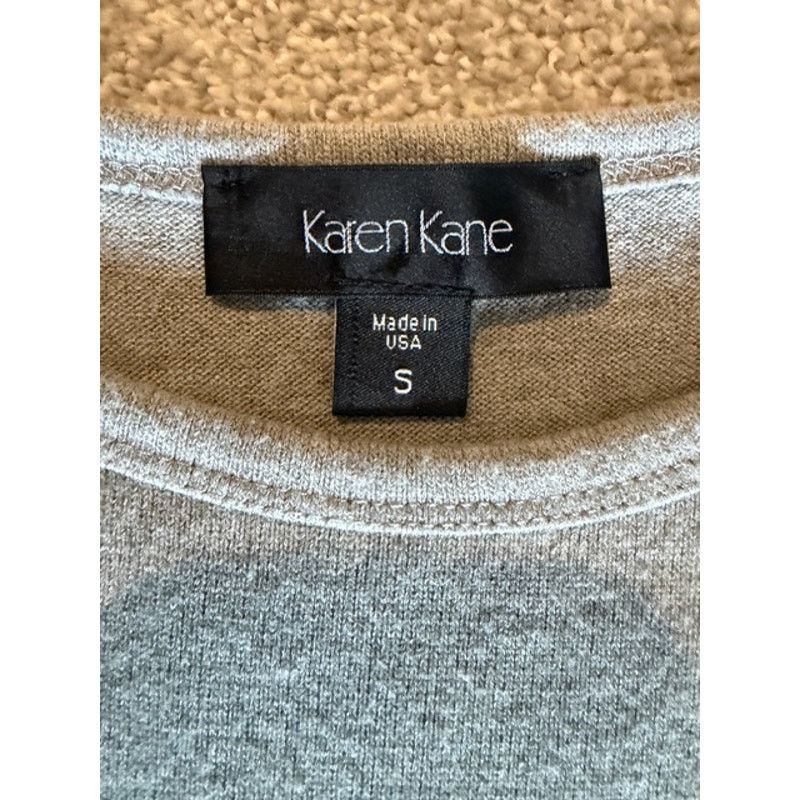 Donna Karan Karen Kane Asymmetrical Sweater in Gray, Women's Size S Size S / US 4 / IT 40 - 2 Thumbnail